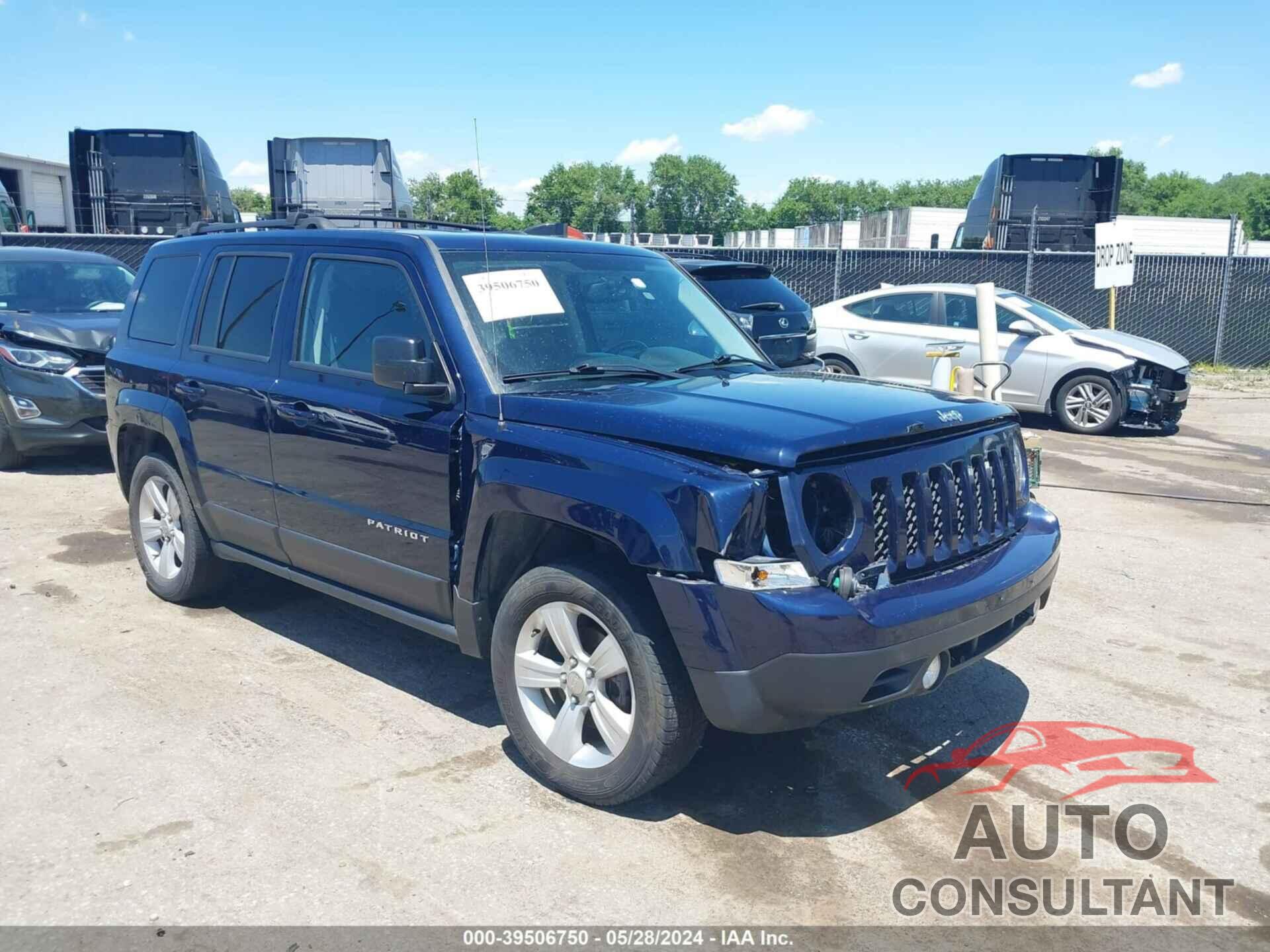 JEEP PATRIOT 2017 - 1C4NJRFB5HD144602