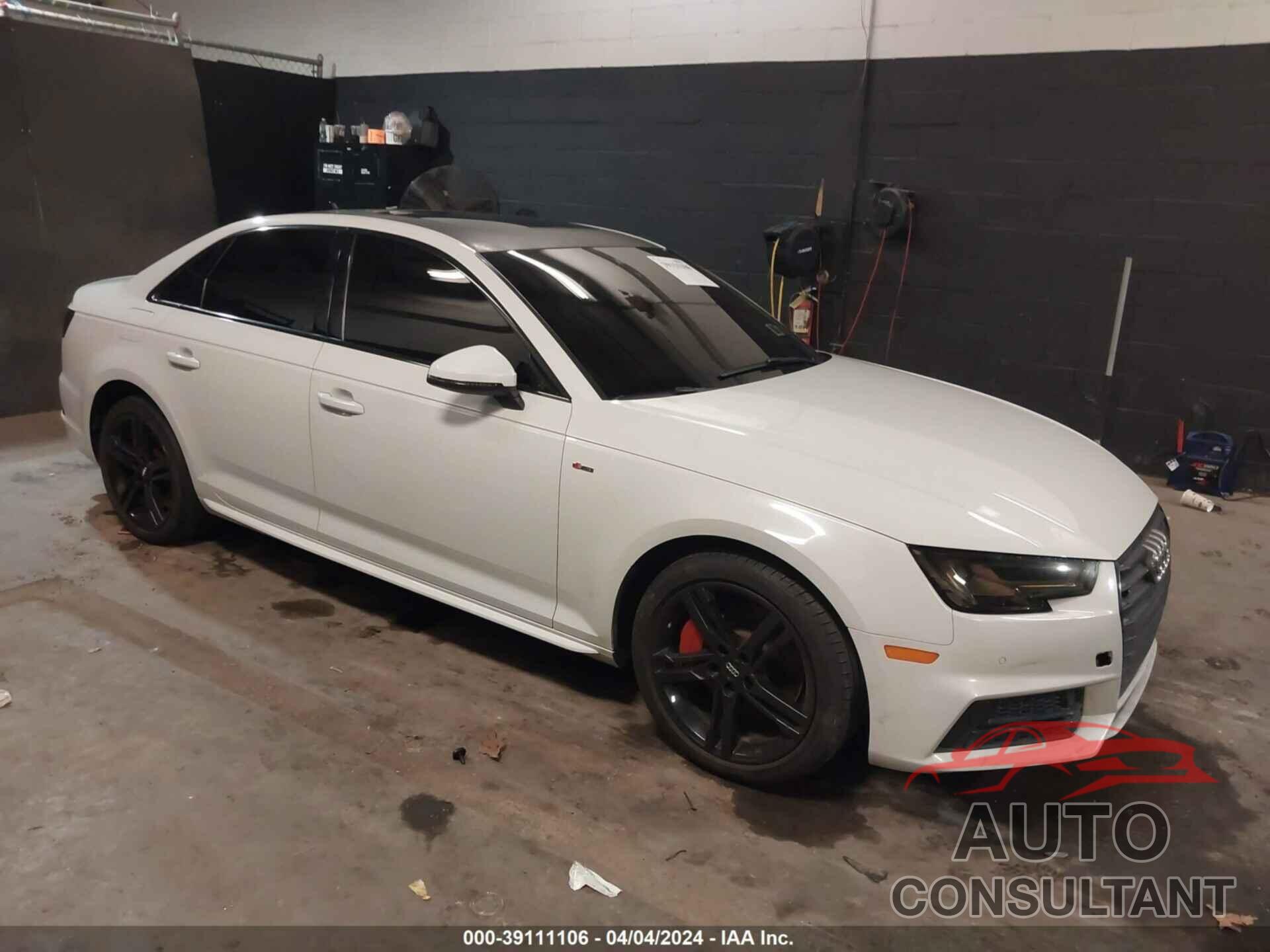 AUDI A4 2017 - WAUENAF45HN025642