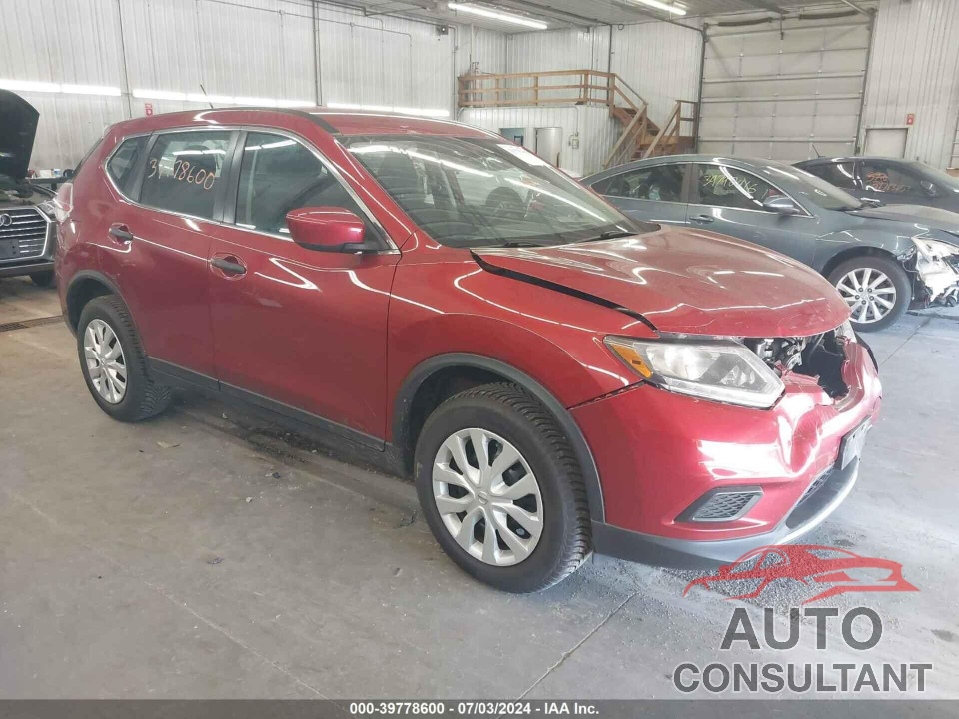 NISSAN ROGUE 2016 - 5N1AT2MV0GC819866