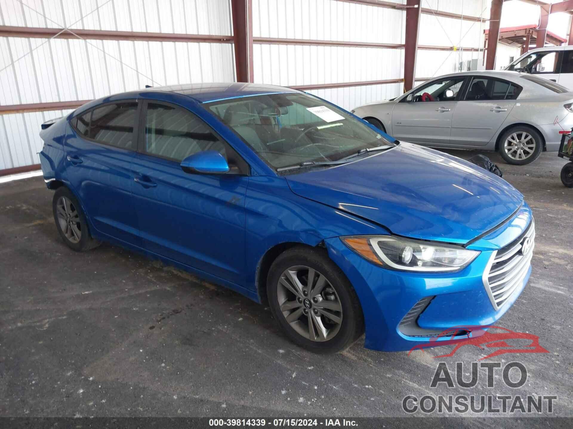 HYUNDAI ELANTRA 2017 - KMHD84LF9HU167975