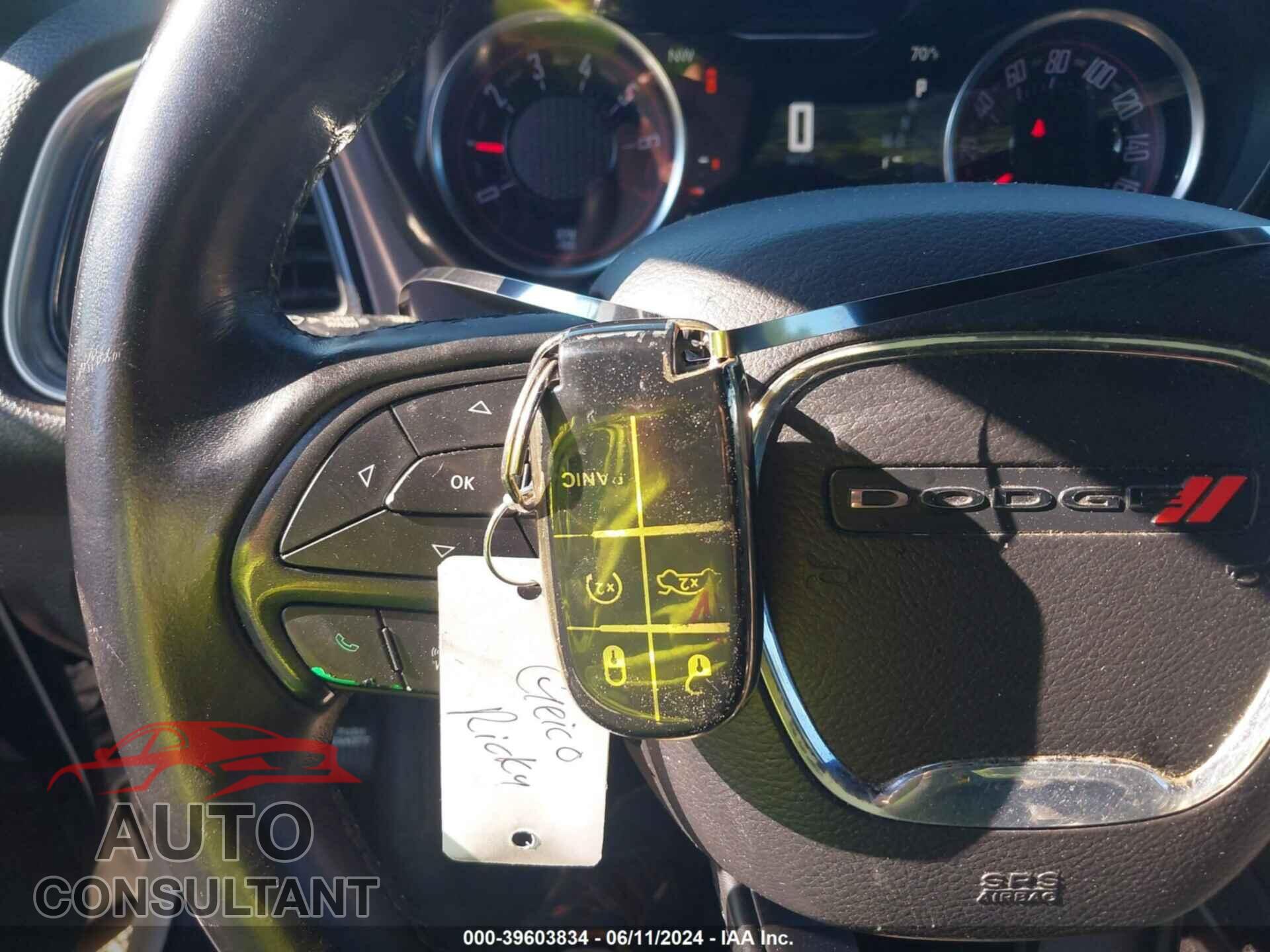 DODGE CHALLENGER 2019 - 2C3CDZAG6KH524774