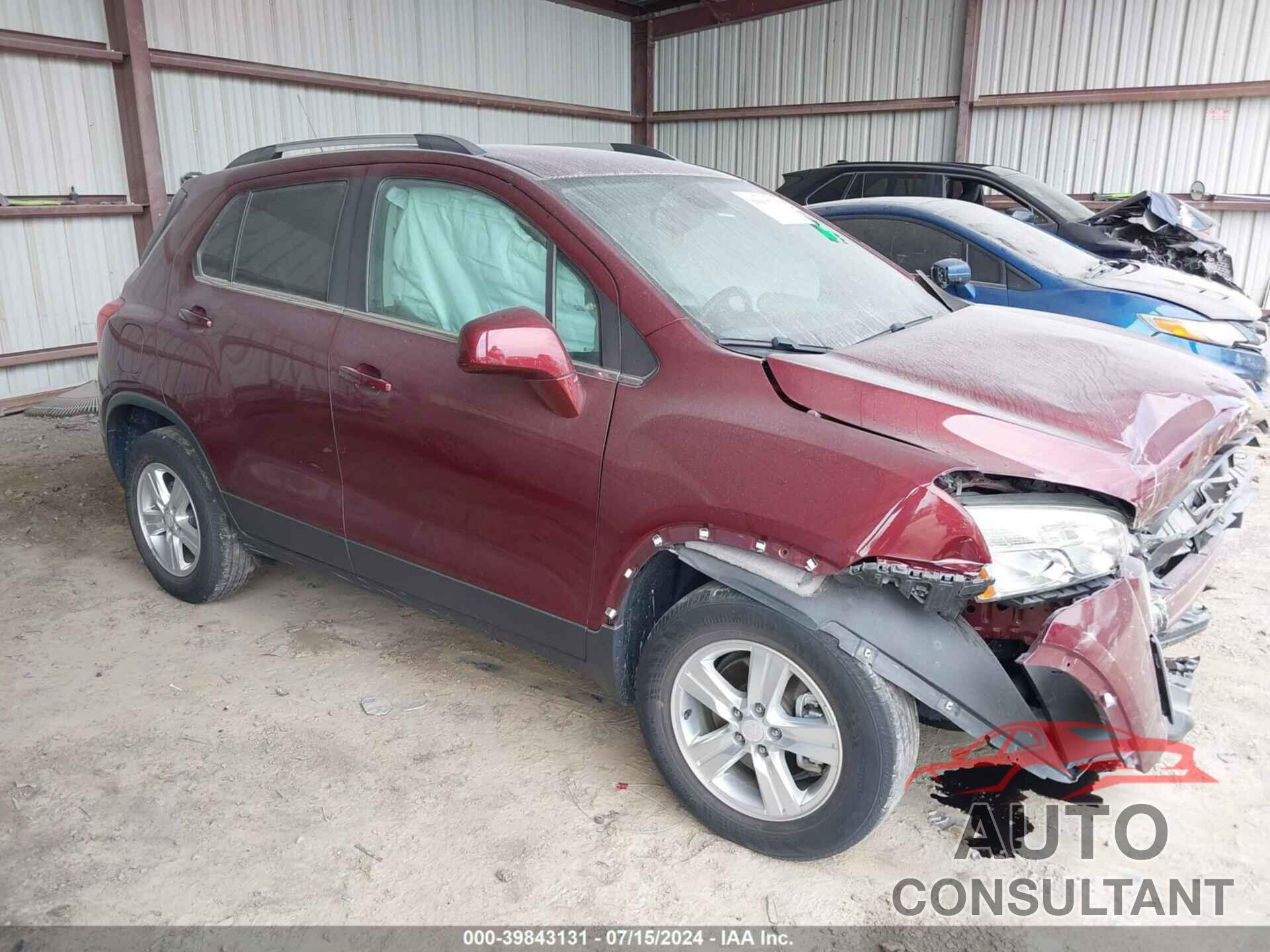 CHEVROLET TRAX 2016 - 3GNCJPSBXGL117509