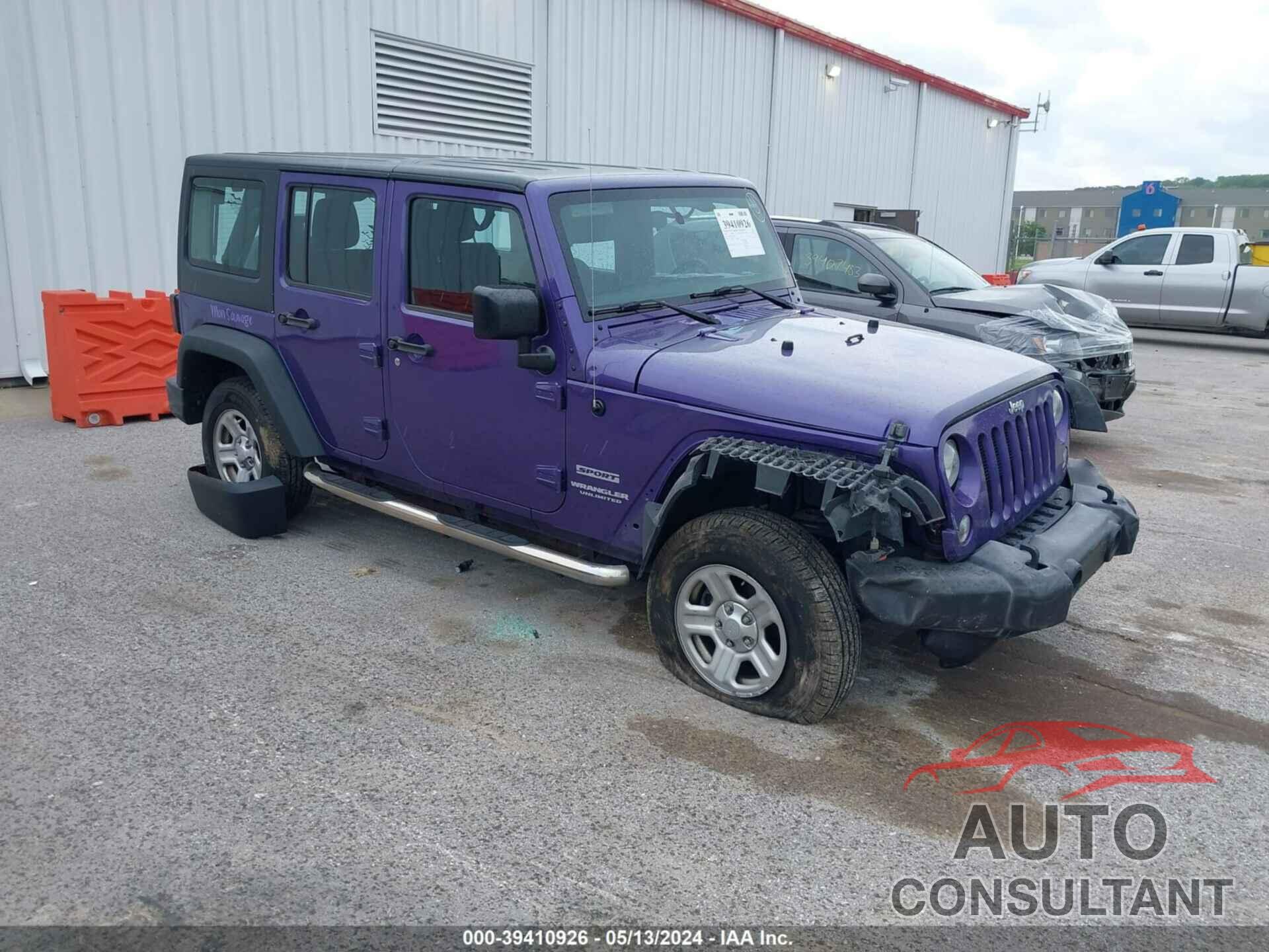 JEEP WRANGLER UNLIMITED 2017 - 1C4BJWDGXHL609171