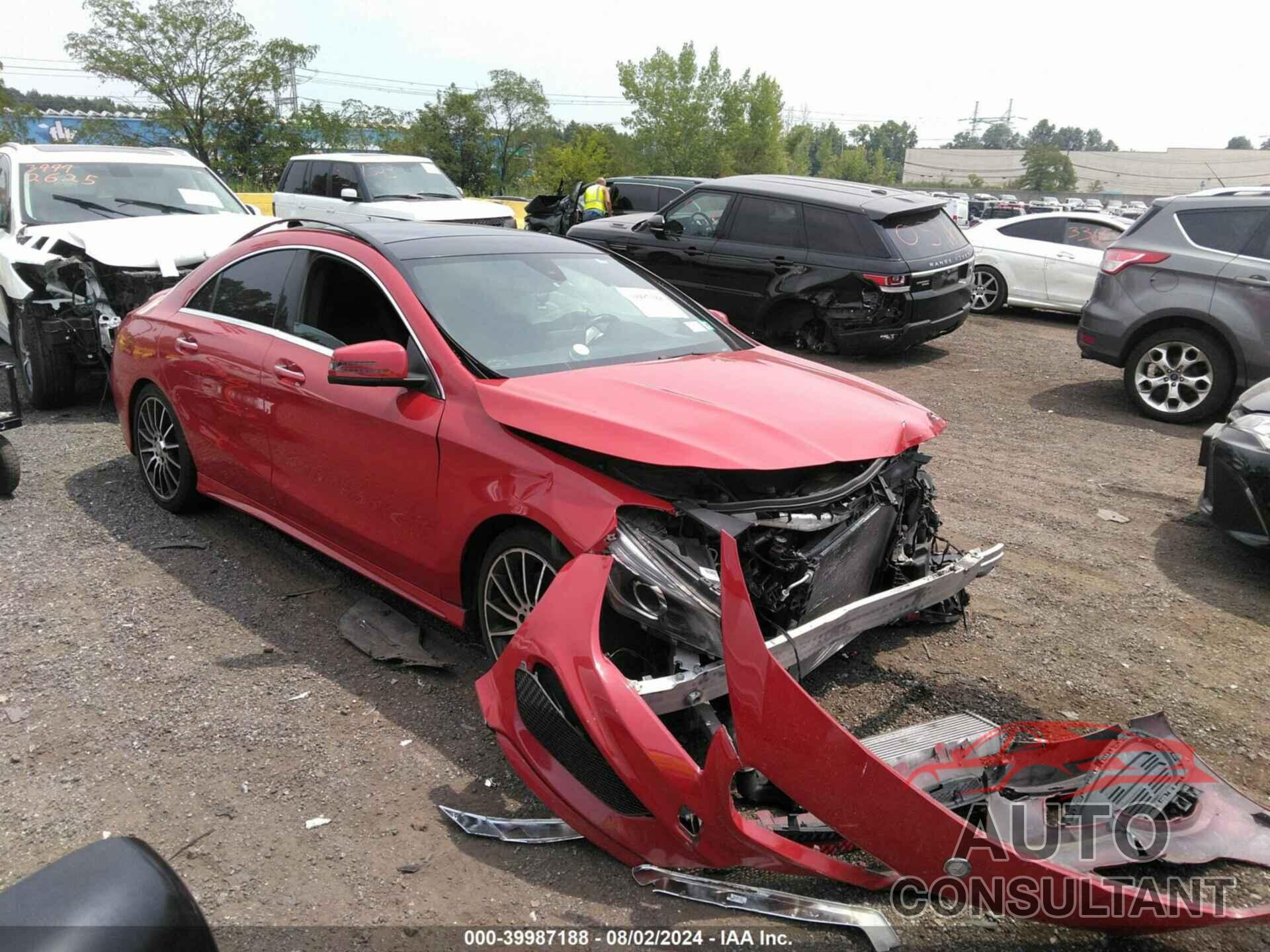 MERCEDES-BENZ CLA 250 2016 - WDDSJ4GB3GN293898