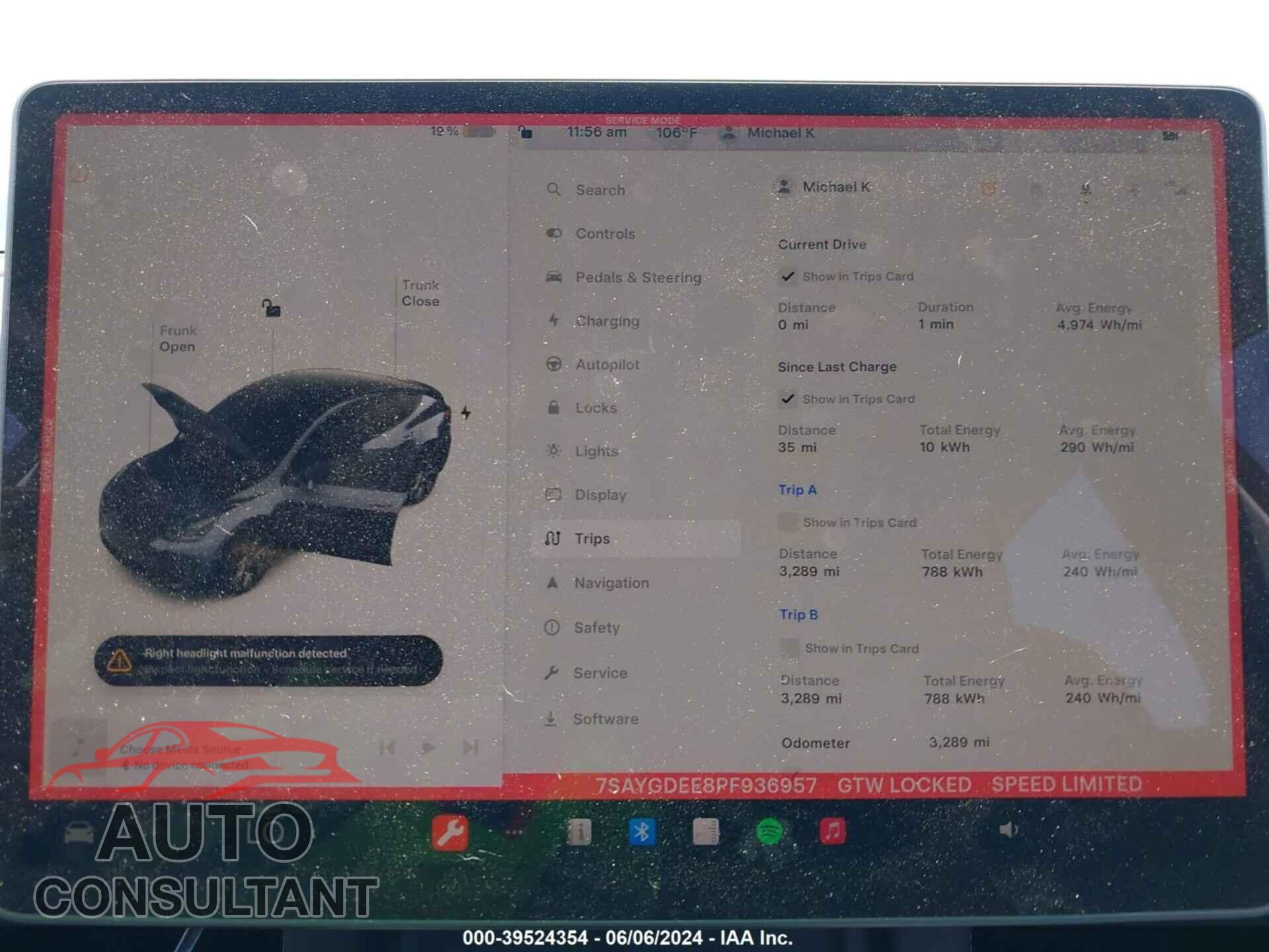 TESLA MODEL Y 2023 - 7SAYGDEE8PF936957