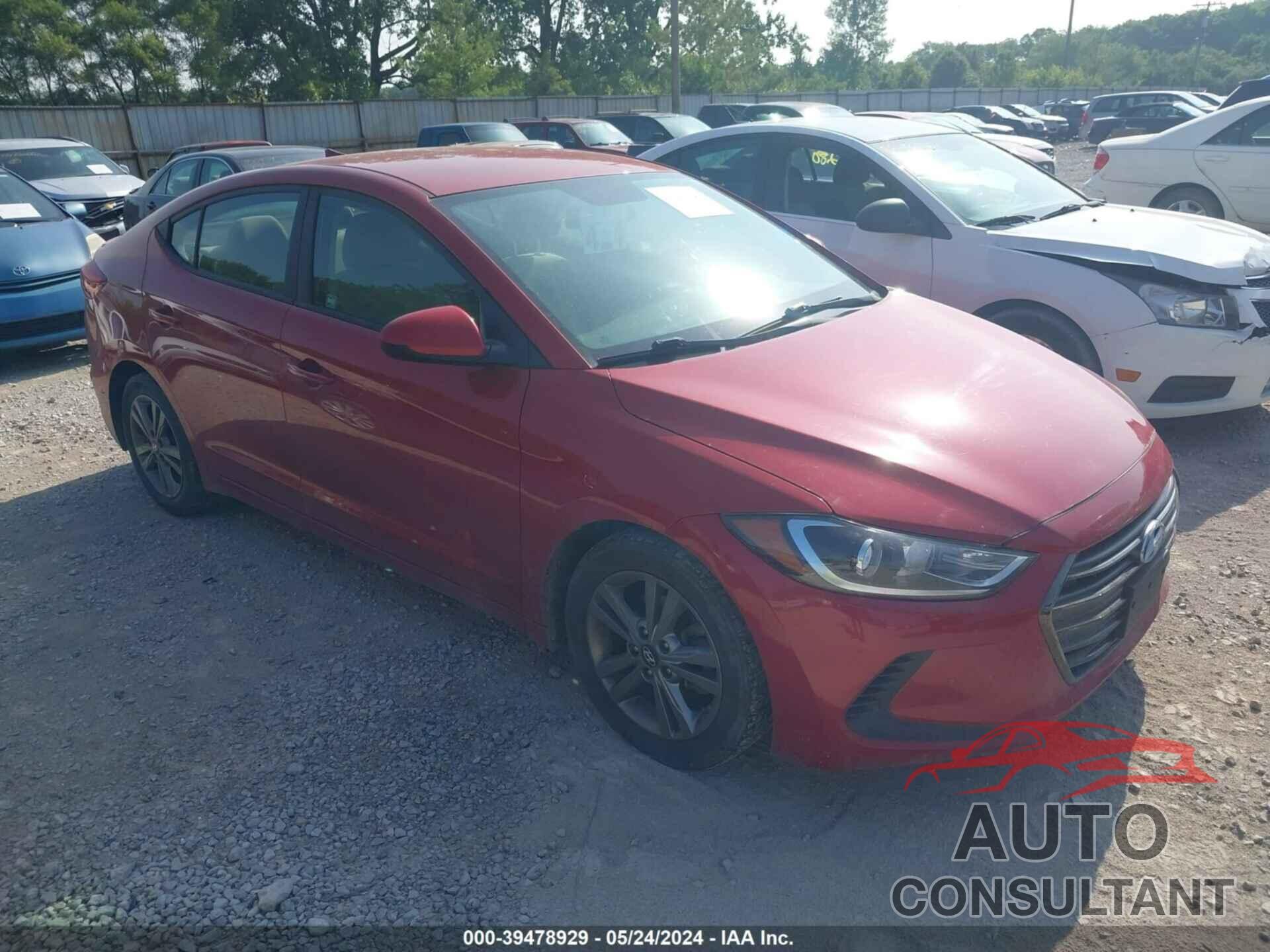 HYUNDAI ELANTRA 2018 - 5NPD84LF8JH400894