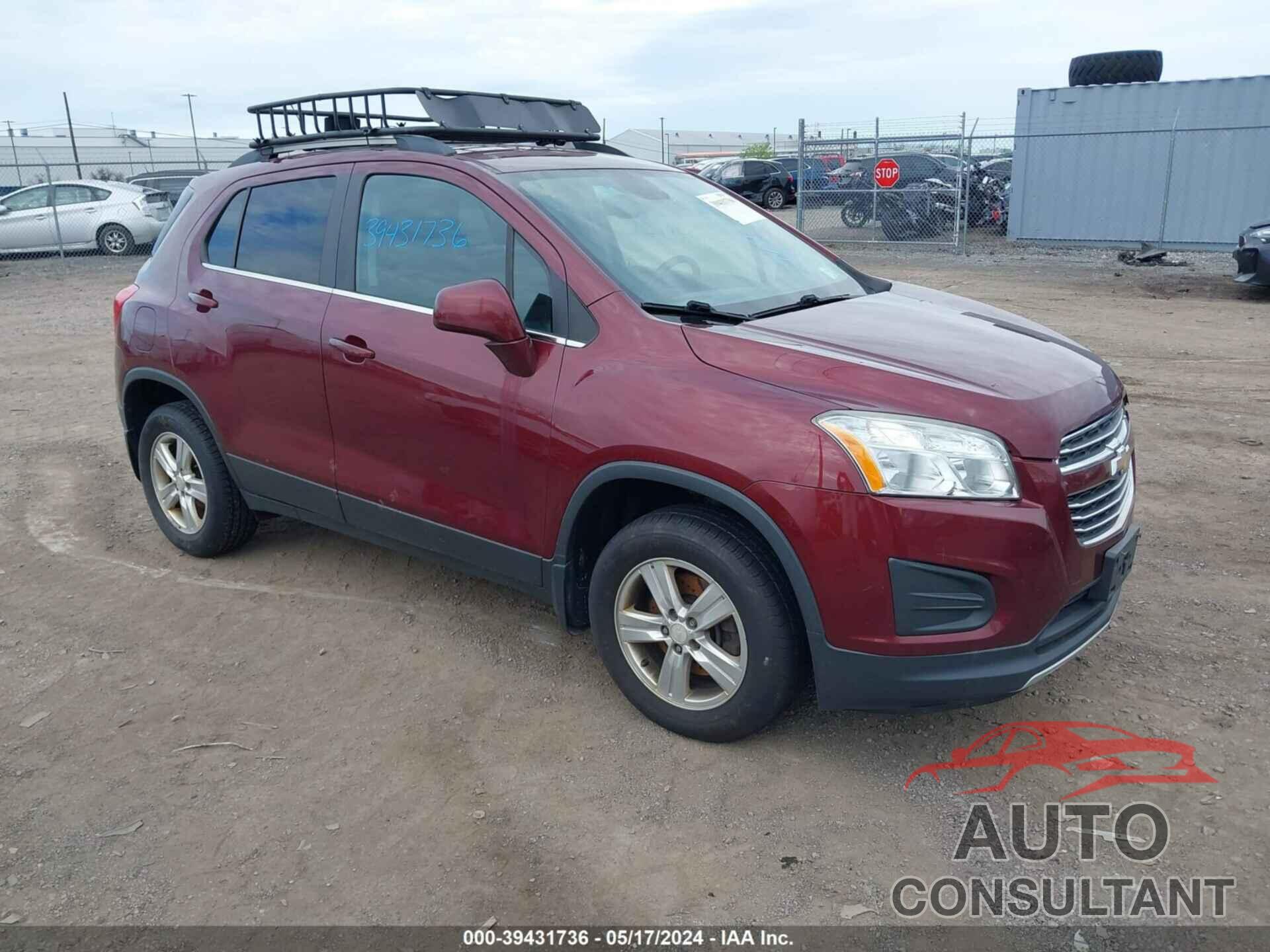 CHEVROLET TRAX 2016 - 3GNCJPSB2GL220648