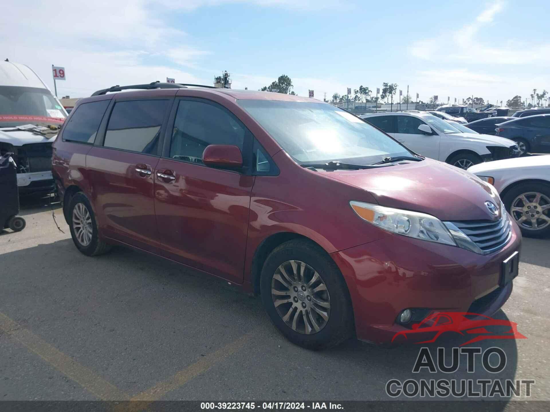 TOYOTA SIENNA 2016 - 5TDYK3DCXGS729505