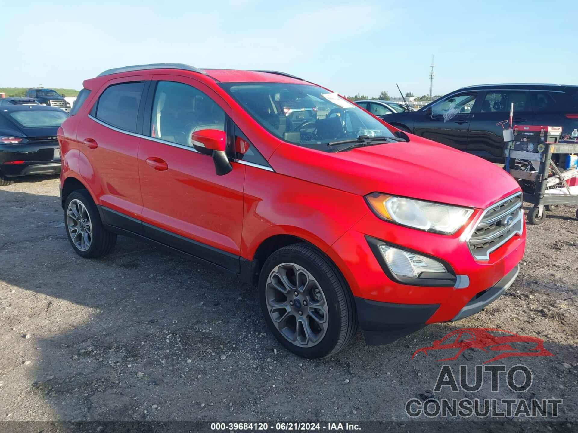 FORD ECOSPORT 2019 - MAJ6S3KL5KC279403