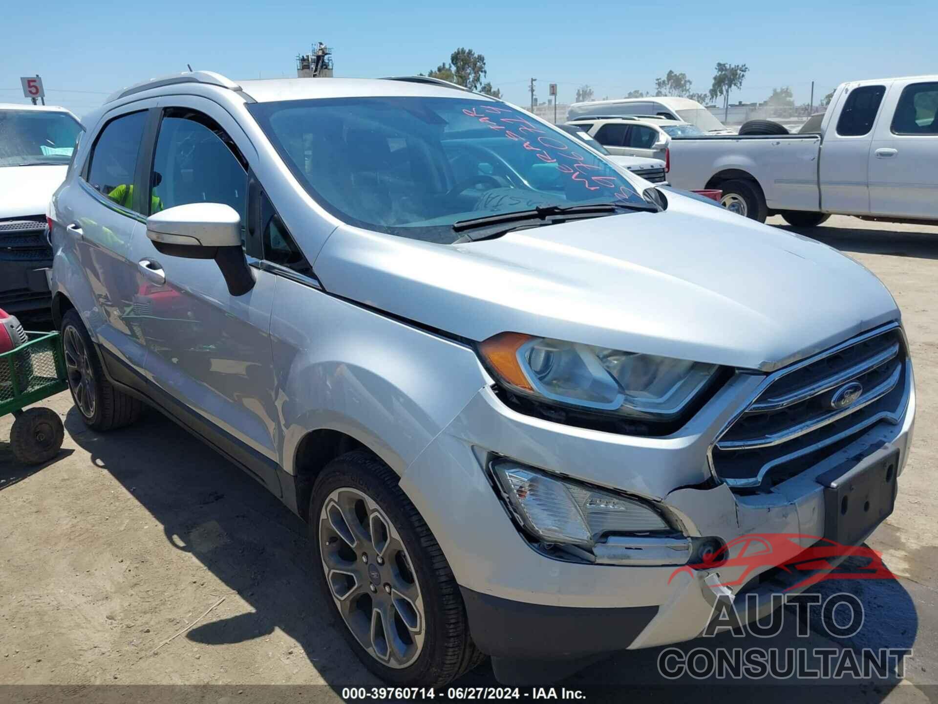 FORD ECOSPORT 2019 - MAJ3S2KE7KC261547