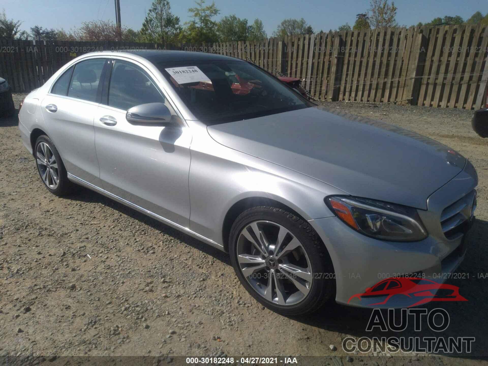 MERCEDES-BENZ C-CLASS 2018 - WDDWF4KB5JR355621