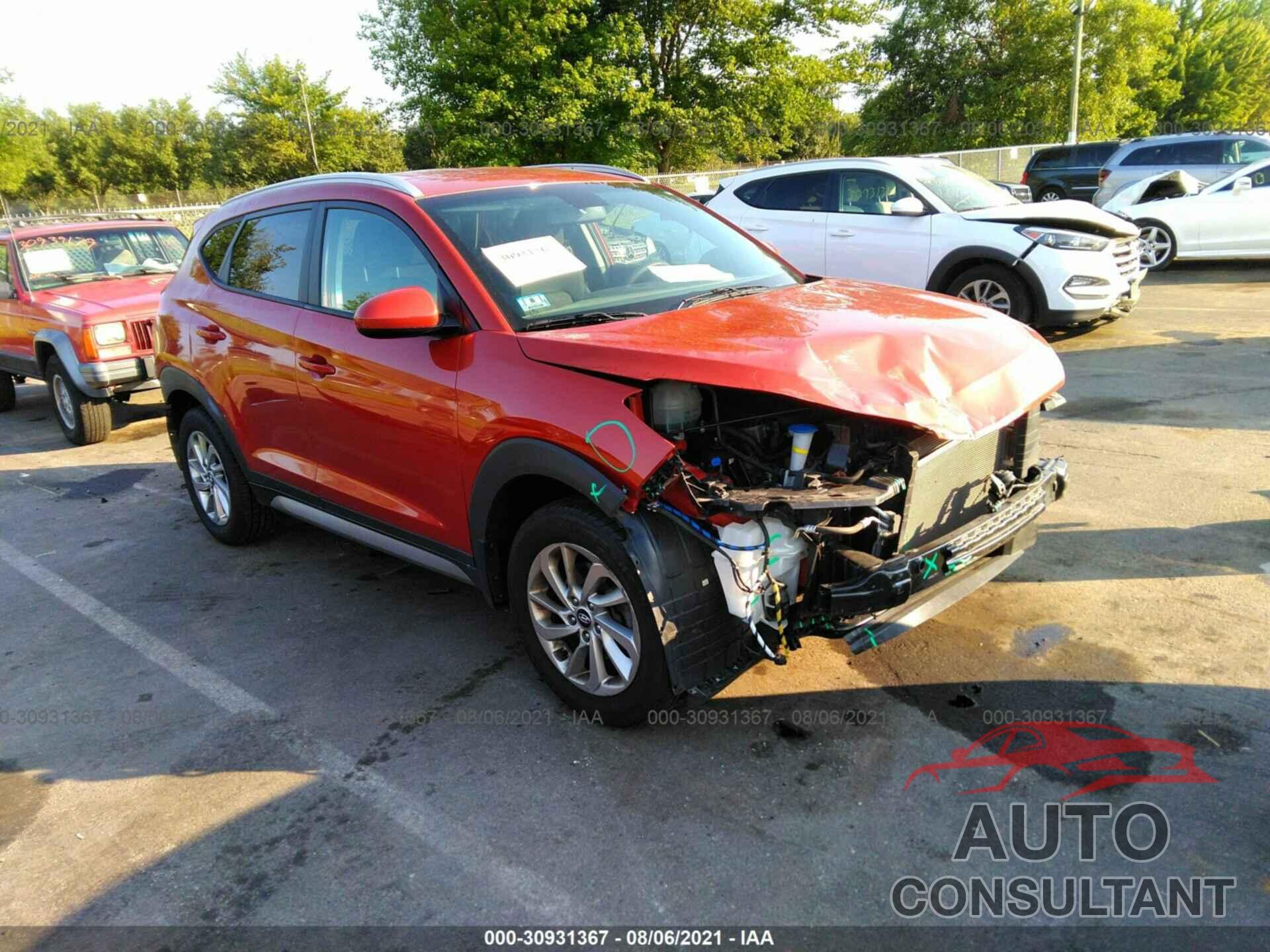 HYUNDAI TUCSON 2017 - KM8J3CA44HU290127