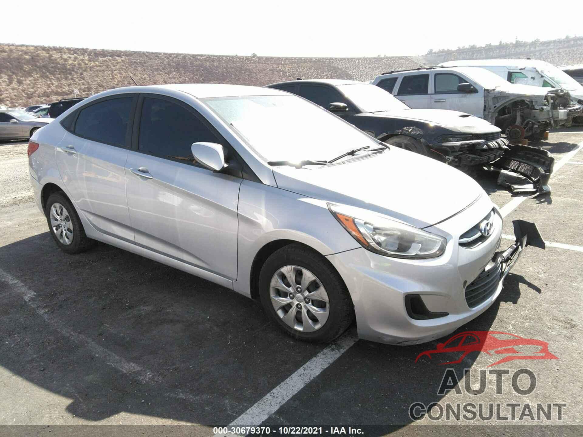 HYUNDAI ACCENT 2017 - KMHCT4AE9HU244400