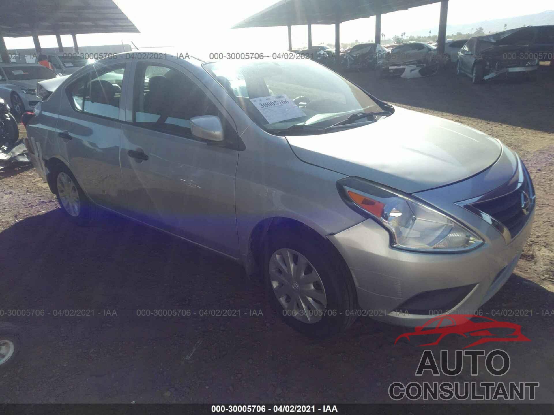 NISSAN VERSA 2016 - 3N1CN7AP7GL876356