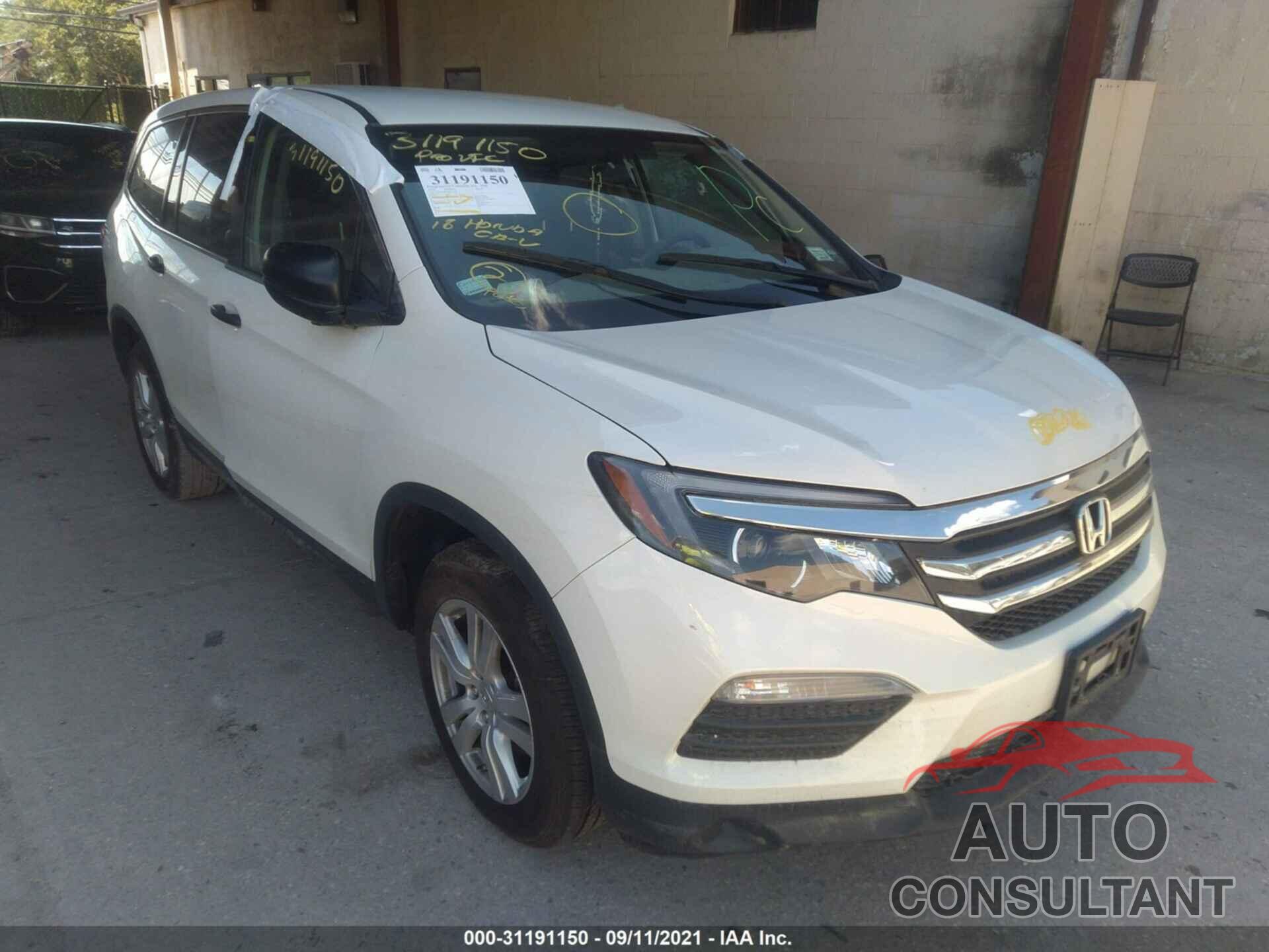 HONDA PILOT 2018 - 5FNYF6H17JB031573