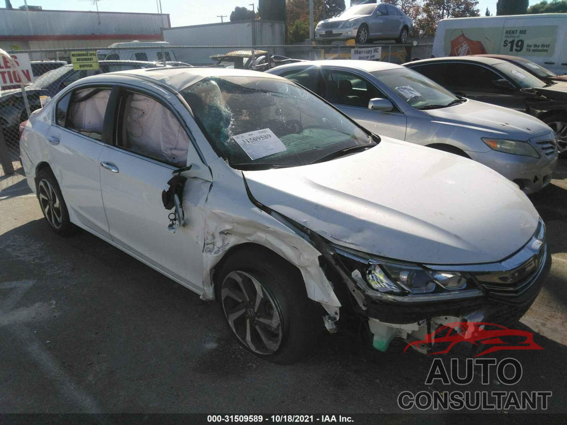 HONDA ACCORD SEDAN 2016 - 1HGCR2F87GA220768