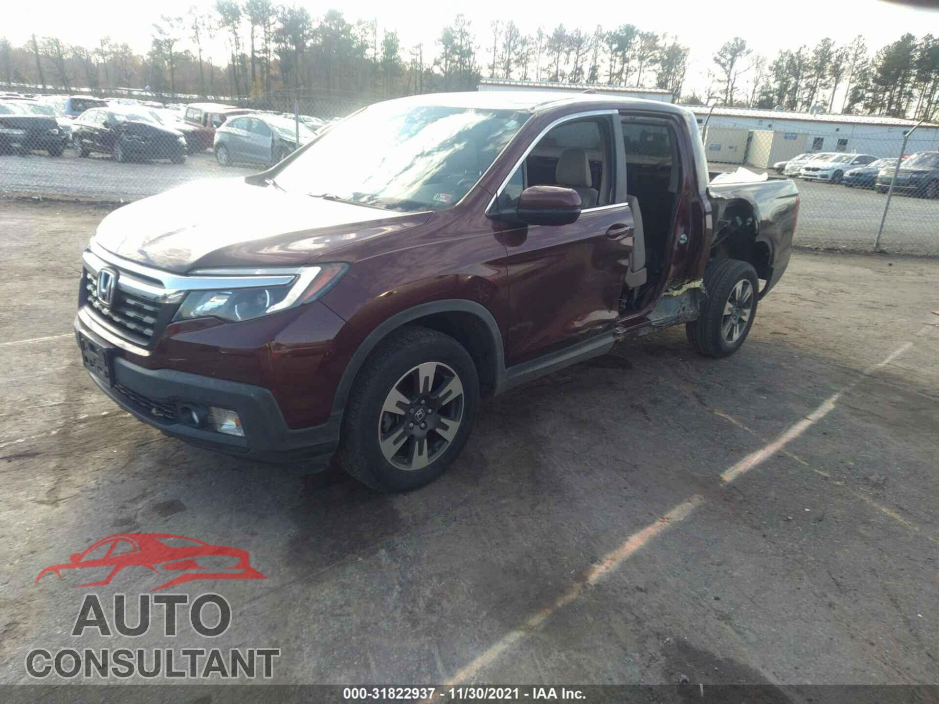 HONDA RIDGELINE 2017 - 5FPYK3F63HB036201