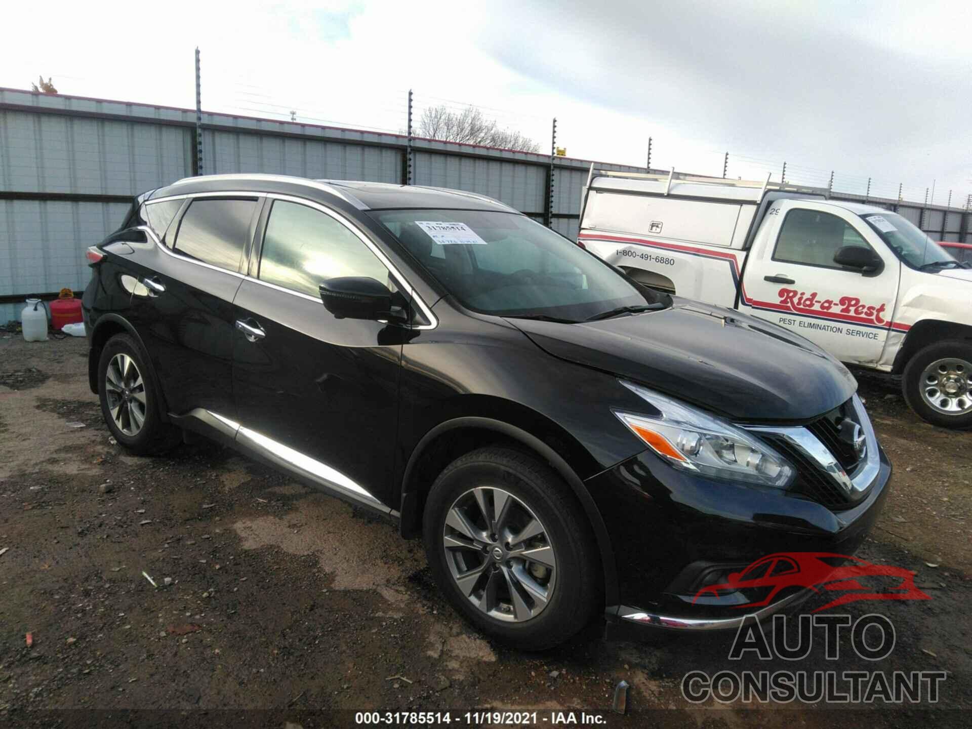 NISSAN MURANO 2017 - 5N1AZ2MH4HN162231