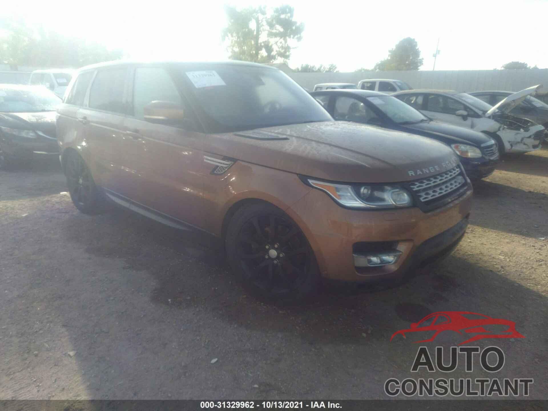 LAND ROVER RANGE ROVER SPORT 2016 - SALWR2PF5GA591879