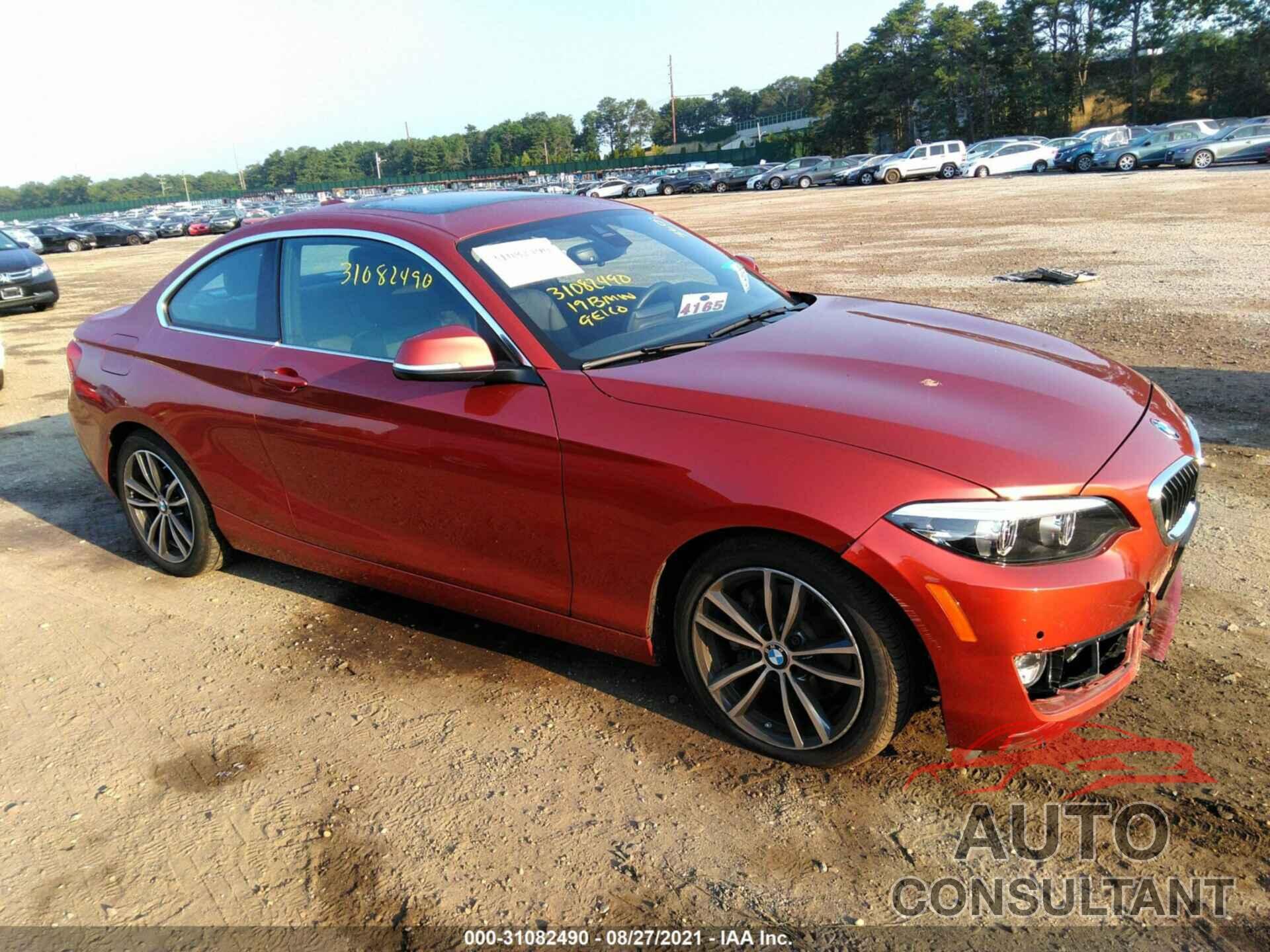 BMW 2 SERIES 2019 - WBA2J3C52KVD49374