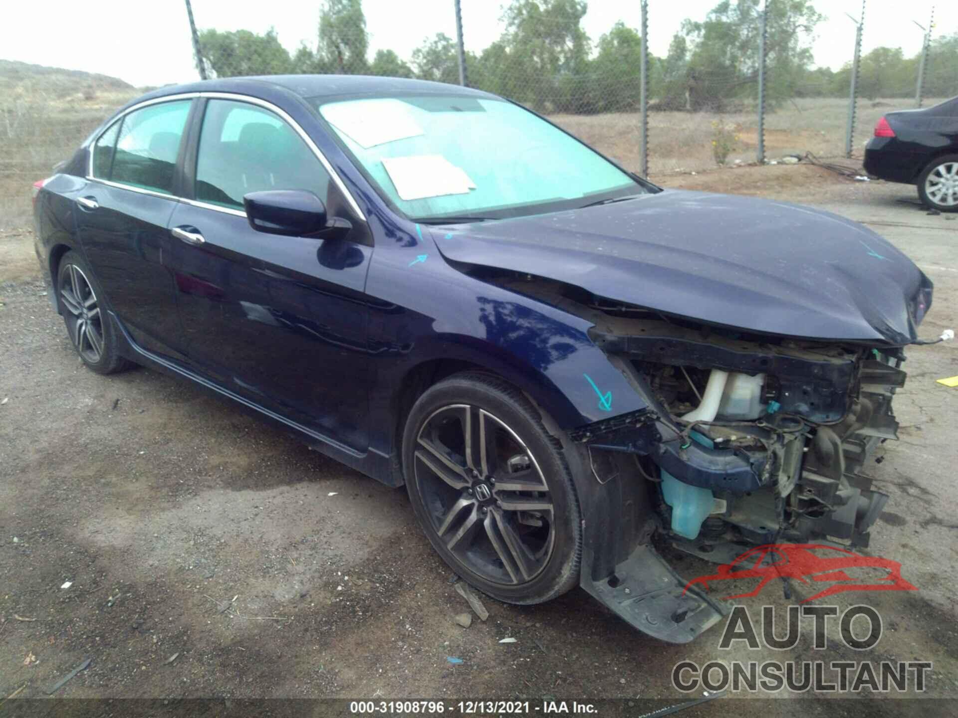 HONDA ACCORD SEDAN 2017 - 1HGCR2F54HA273239