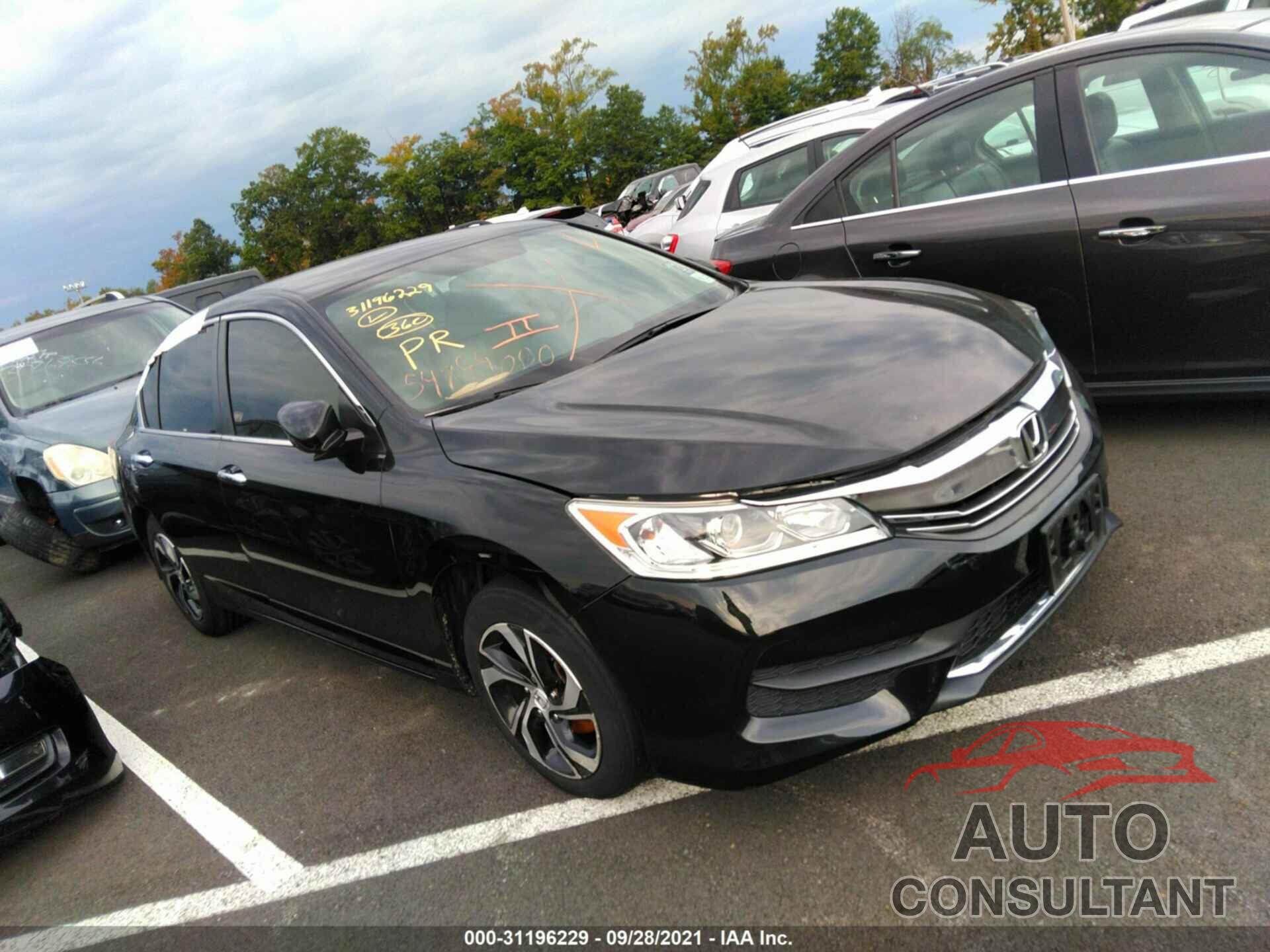 HONDA ACCORD SEDAN 2017 - 1HGCR2F38HA172722