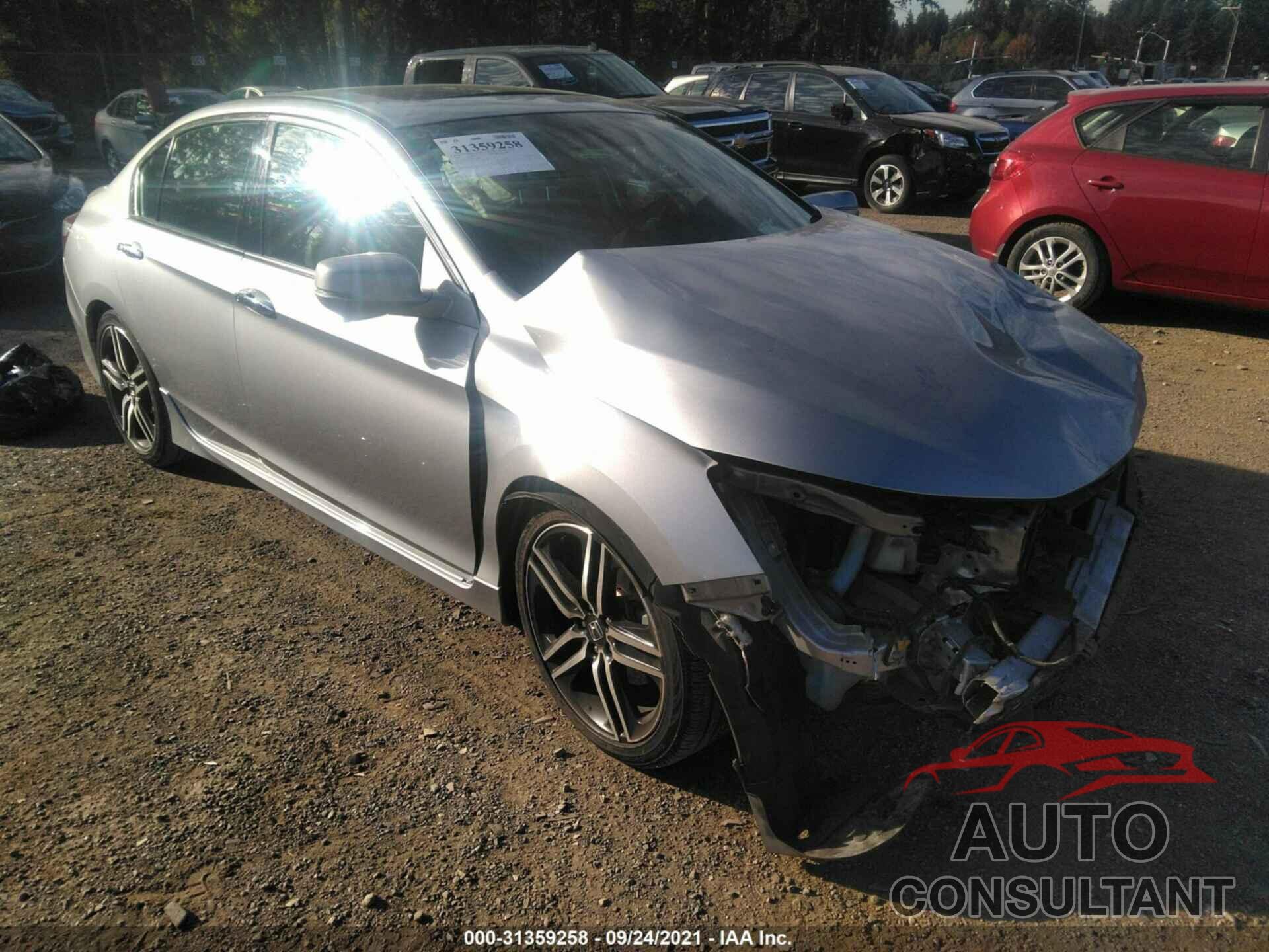 HONDA ACCORD SEDAN 2016 - 1HGCR3F96GA021886