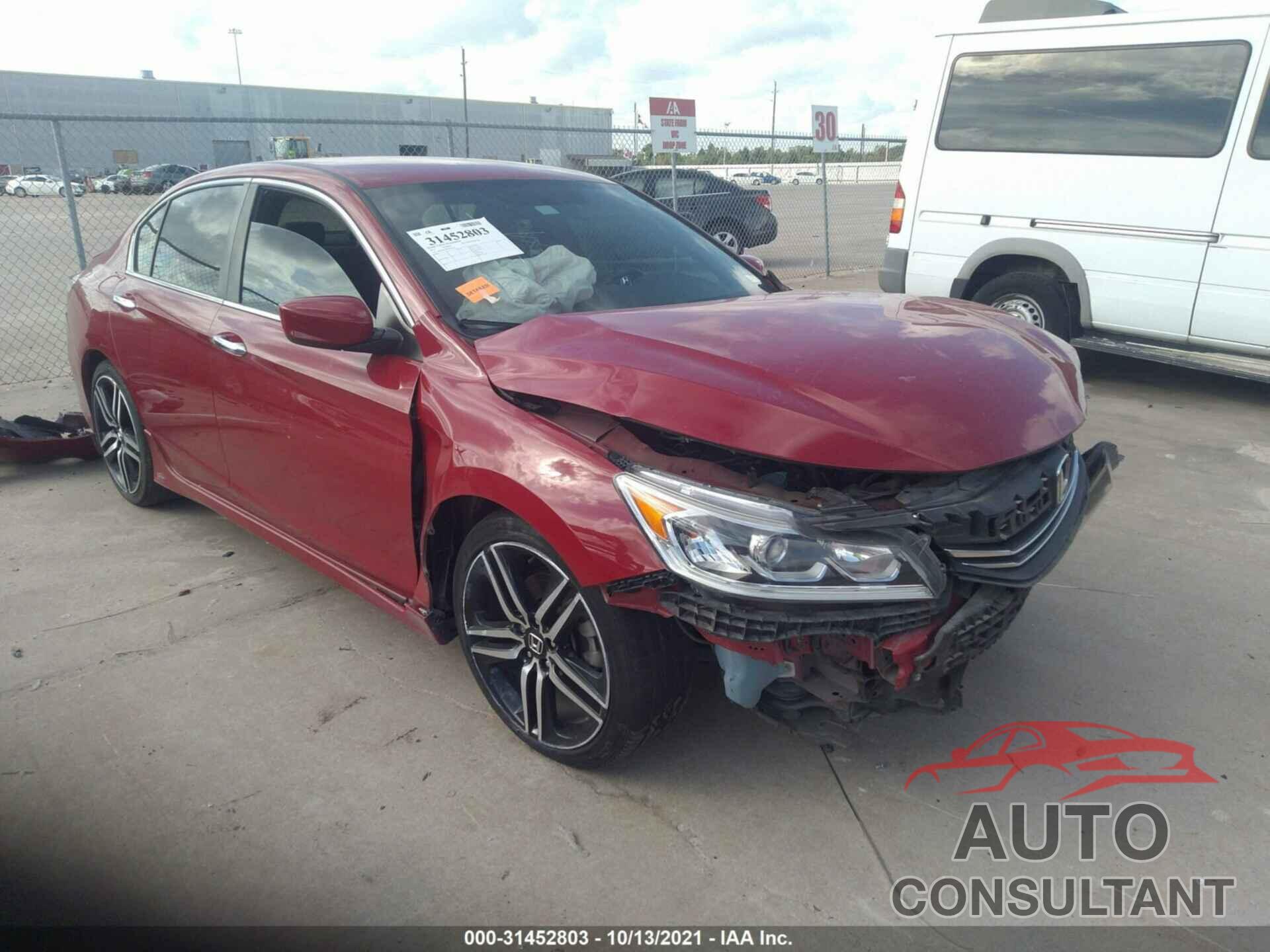 HONDA ACCORD SEDAN 2017 - 1HGCR2F50HA065259