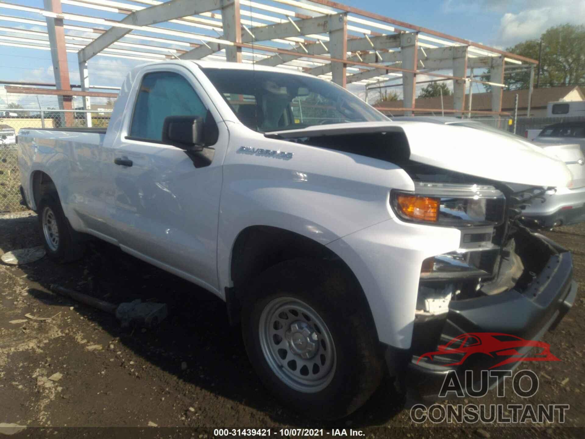 CHEVROLET SILVERADO 1500 2021 - 3GCNYAEH4MG297424