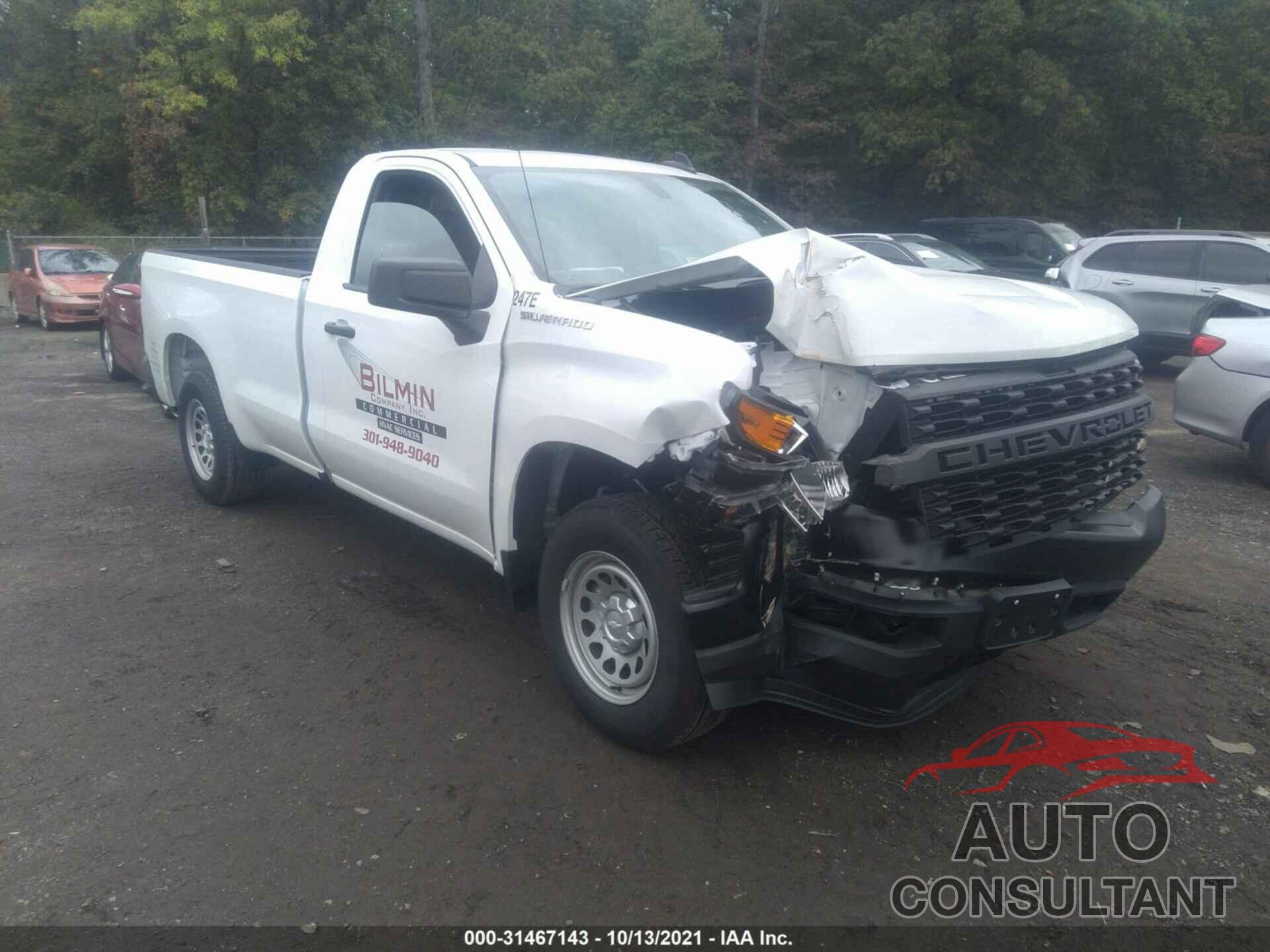 CHEVROLET SILVERADO 1500 2021 - 3GCNWAEK7MG363708