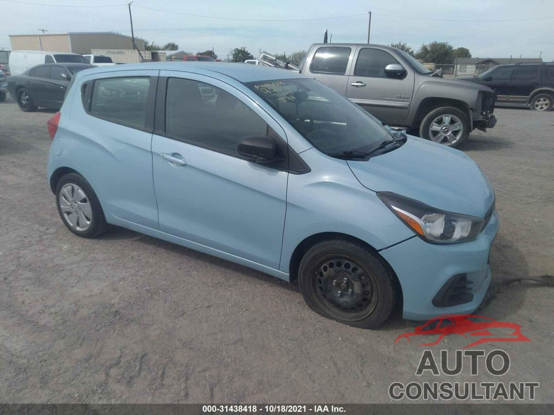 CHEVROLET SPARK 2016 - KL8CB6SA1GC575256