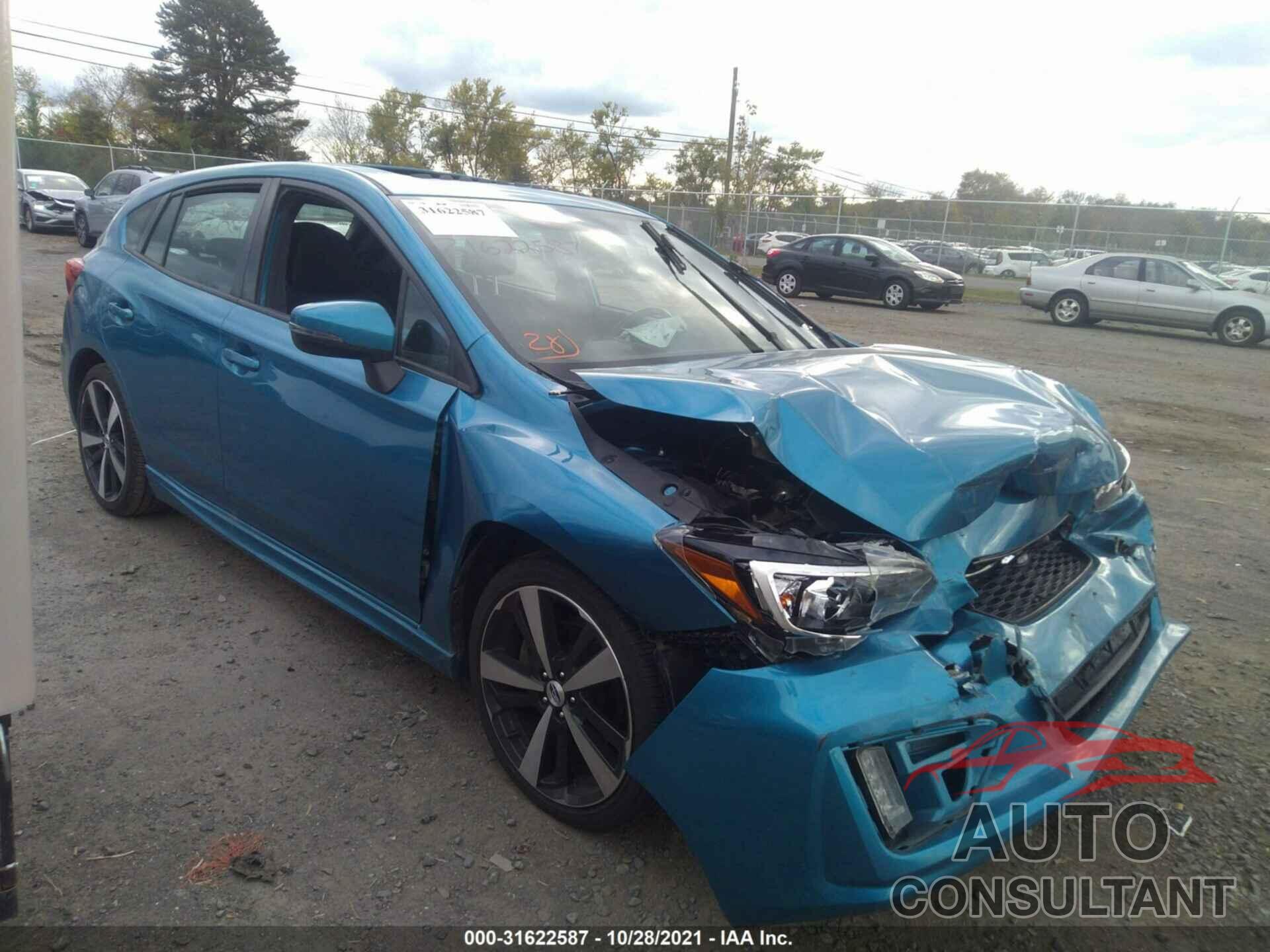 SUBARU IMPREZA 2017 - 4S3GTAL60H1716334