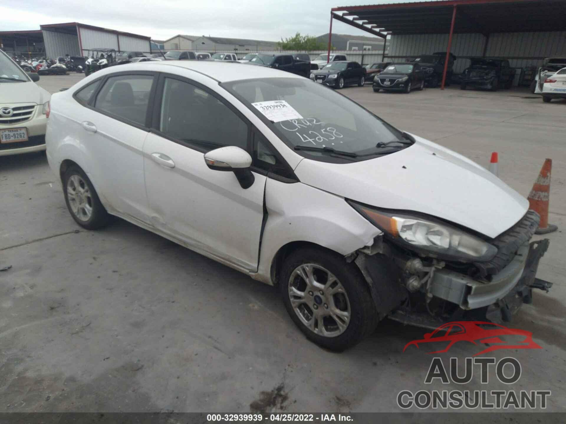 FORD FIESTA 2016 - 3FADP4BJ8GM174650