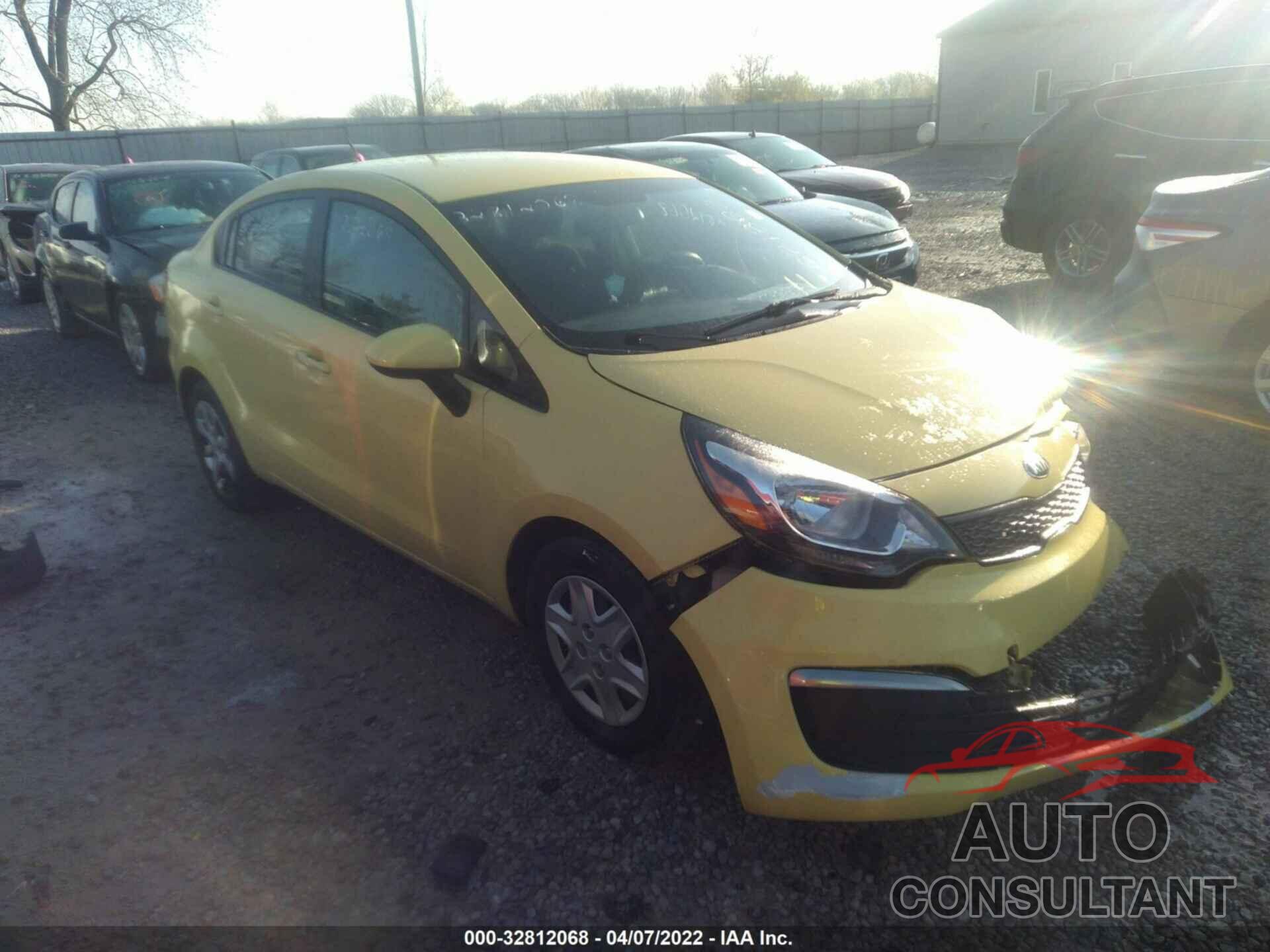 KIA RIO 2016 - KNADM4A30G6681822