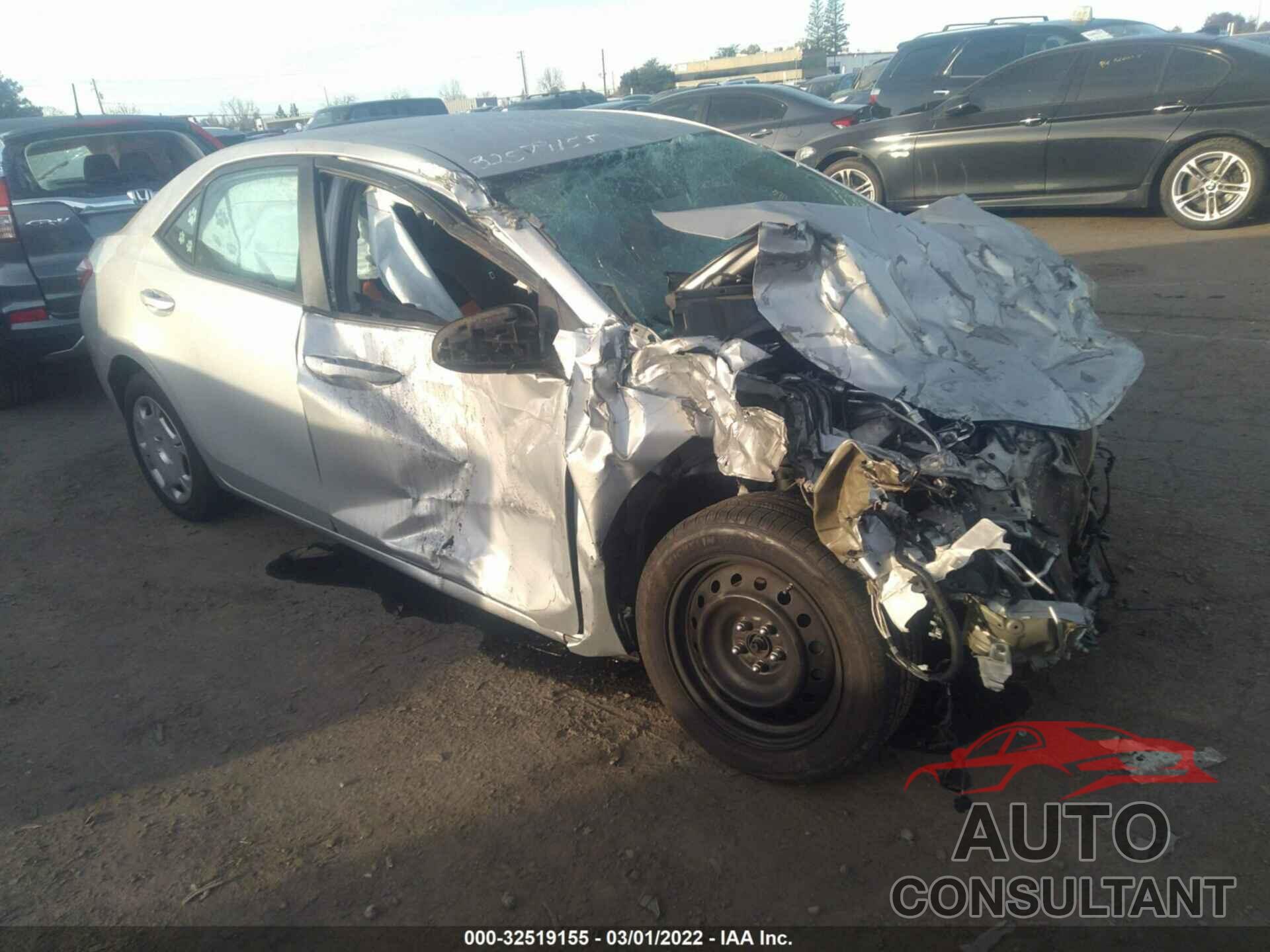TOYOTA COROLLA 2016 - 5YFBURHE2GP486523