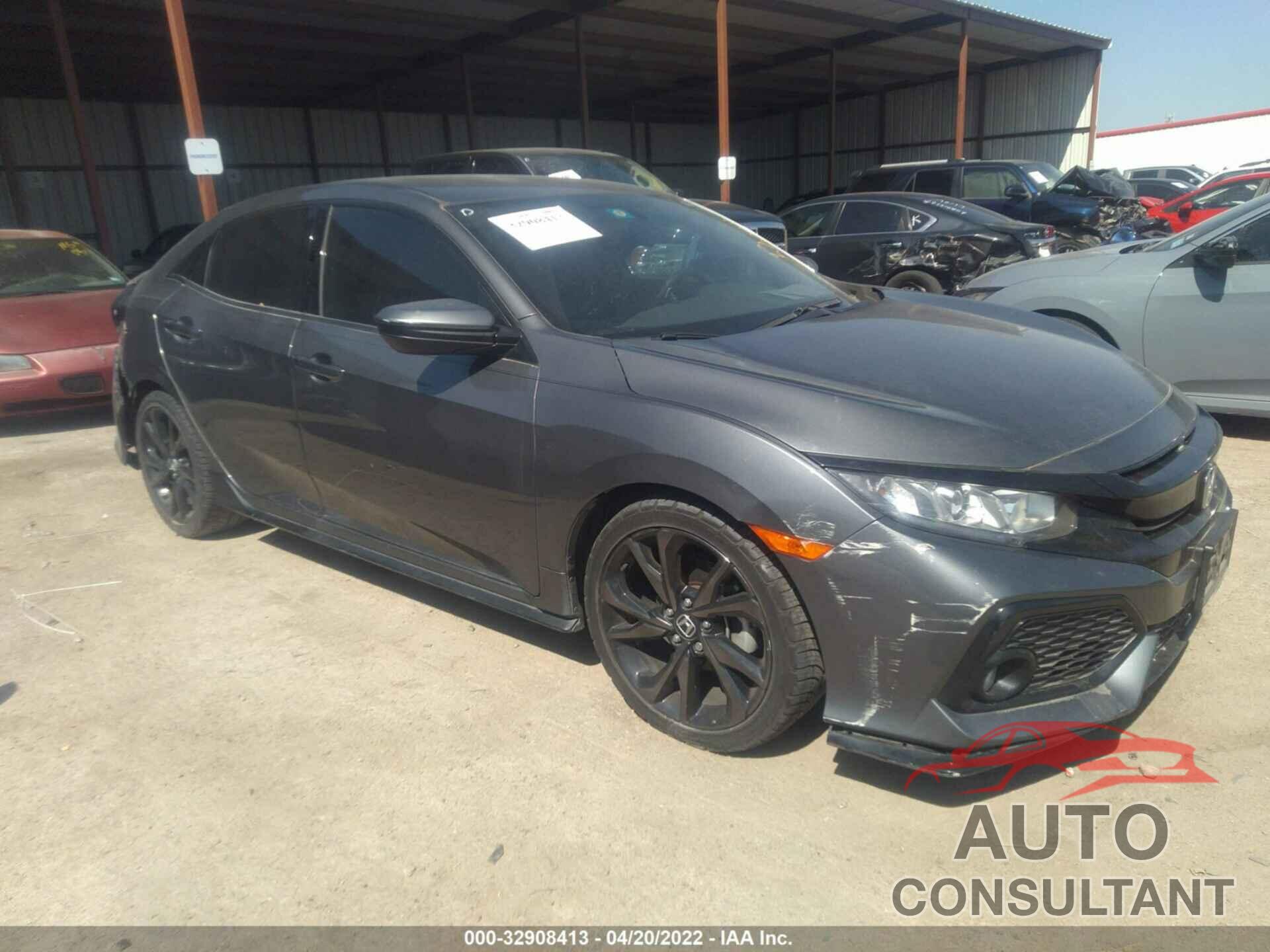 HONDA CIVIC HATCHBACK 2018 - SHHFK7H49JU205578