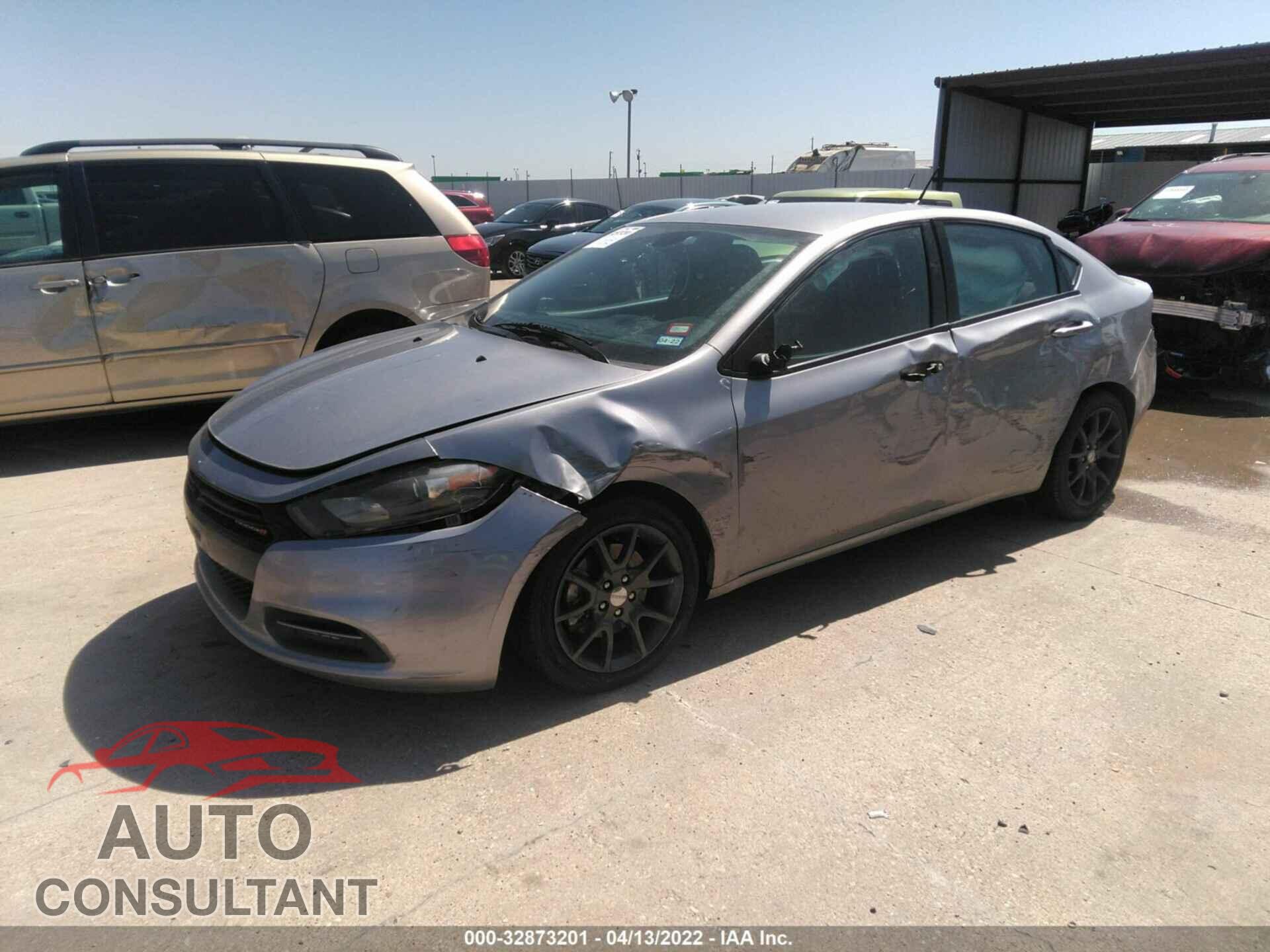 DODGE DART 2016 - 1C3CDFAA4GD728536