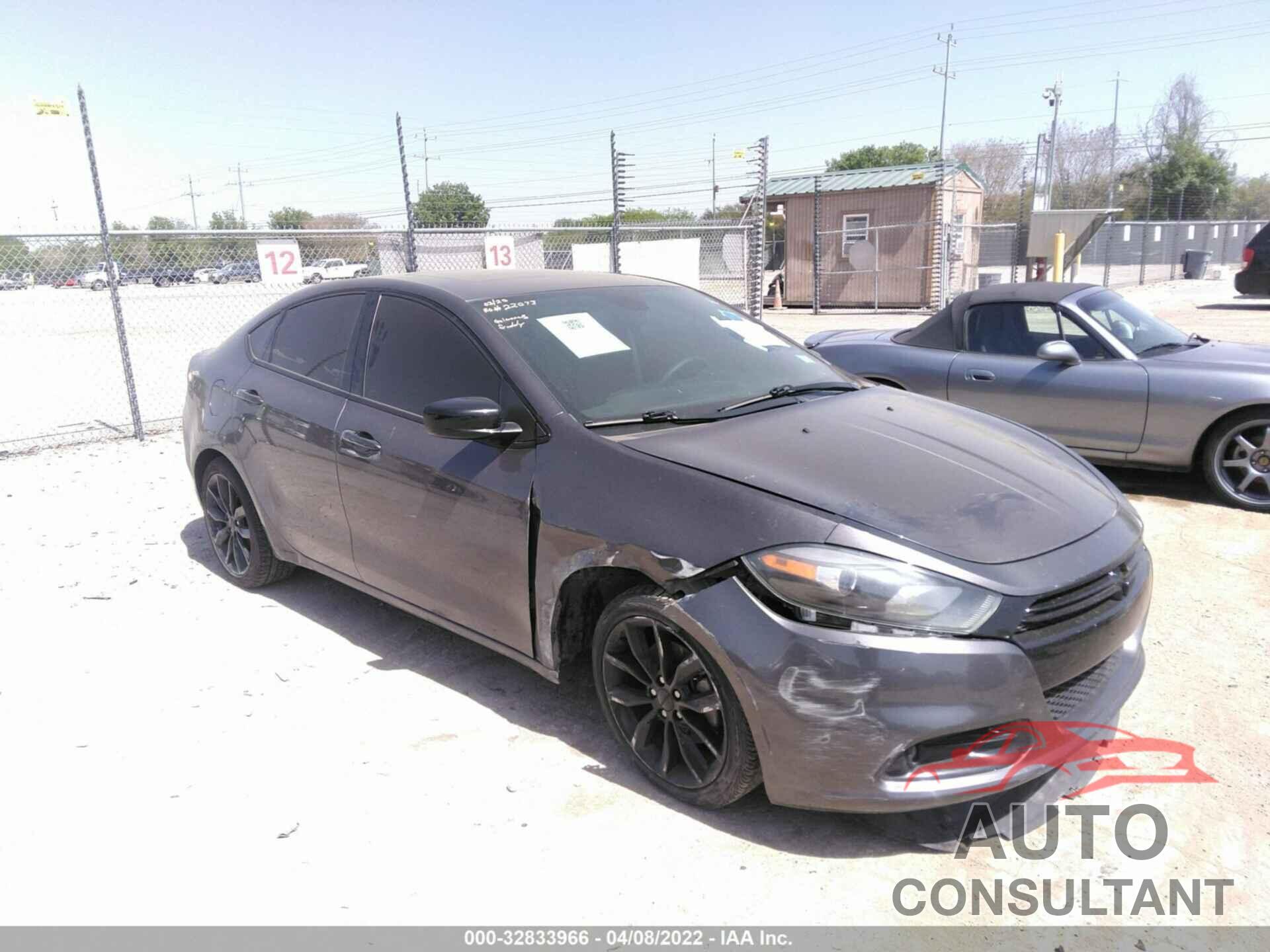 DODGE DART 2016 - 1C3CDFBBXGD701476