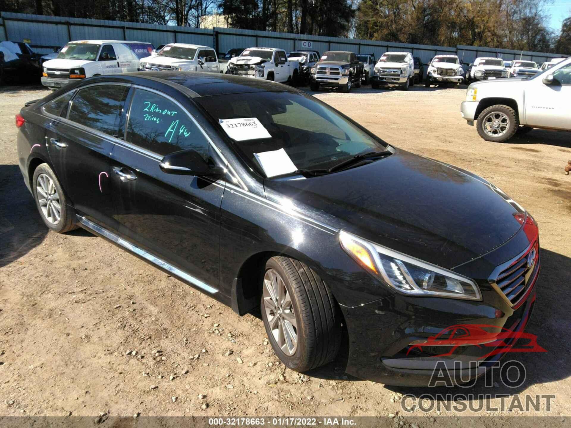HYUNDAI SONATA 2016 - 5NPE34AF8GH367717