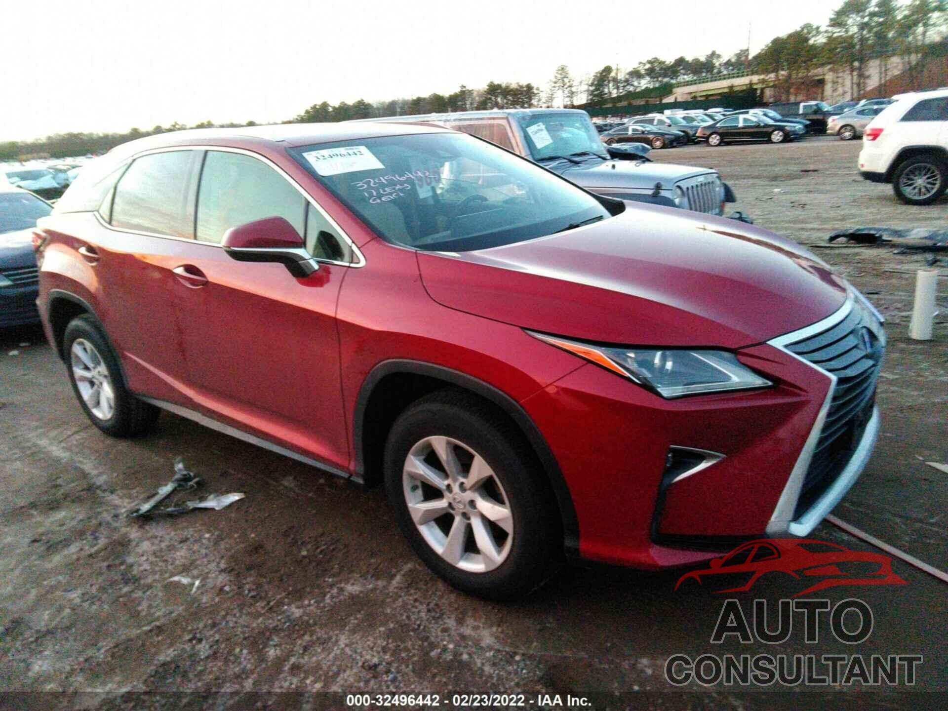 LEXUS RX 2017 - 2T2BZMCA4HC107625