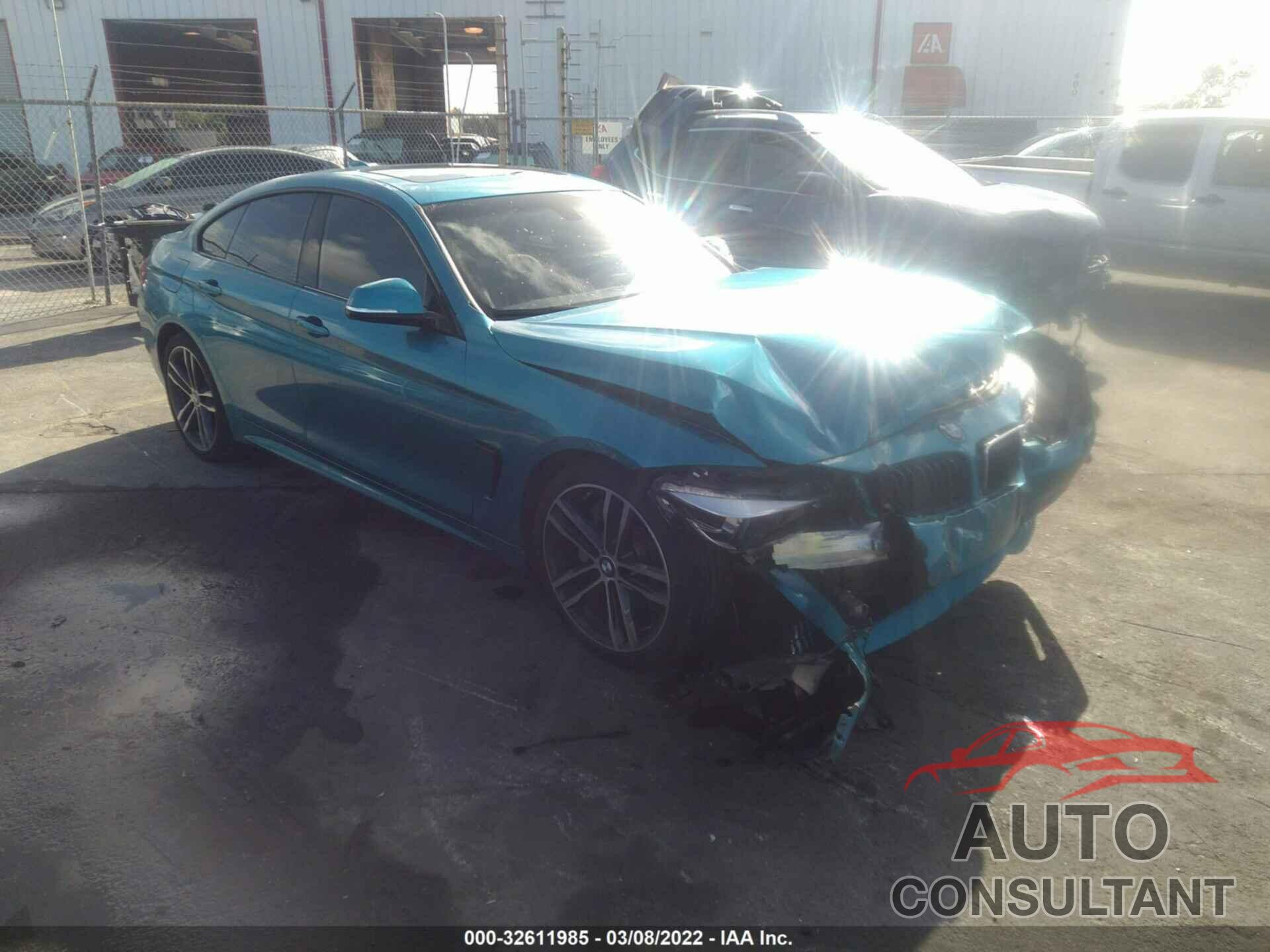 BMW 4 SERIES 2019 - WBA4J1C54KBM17895