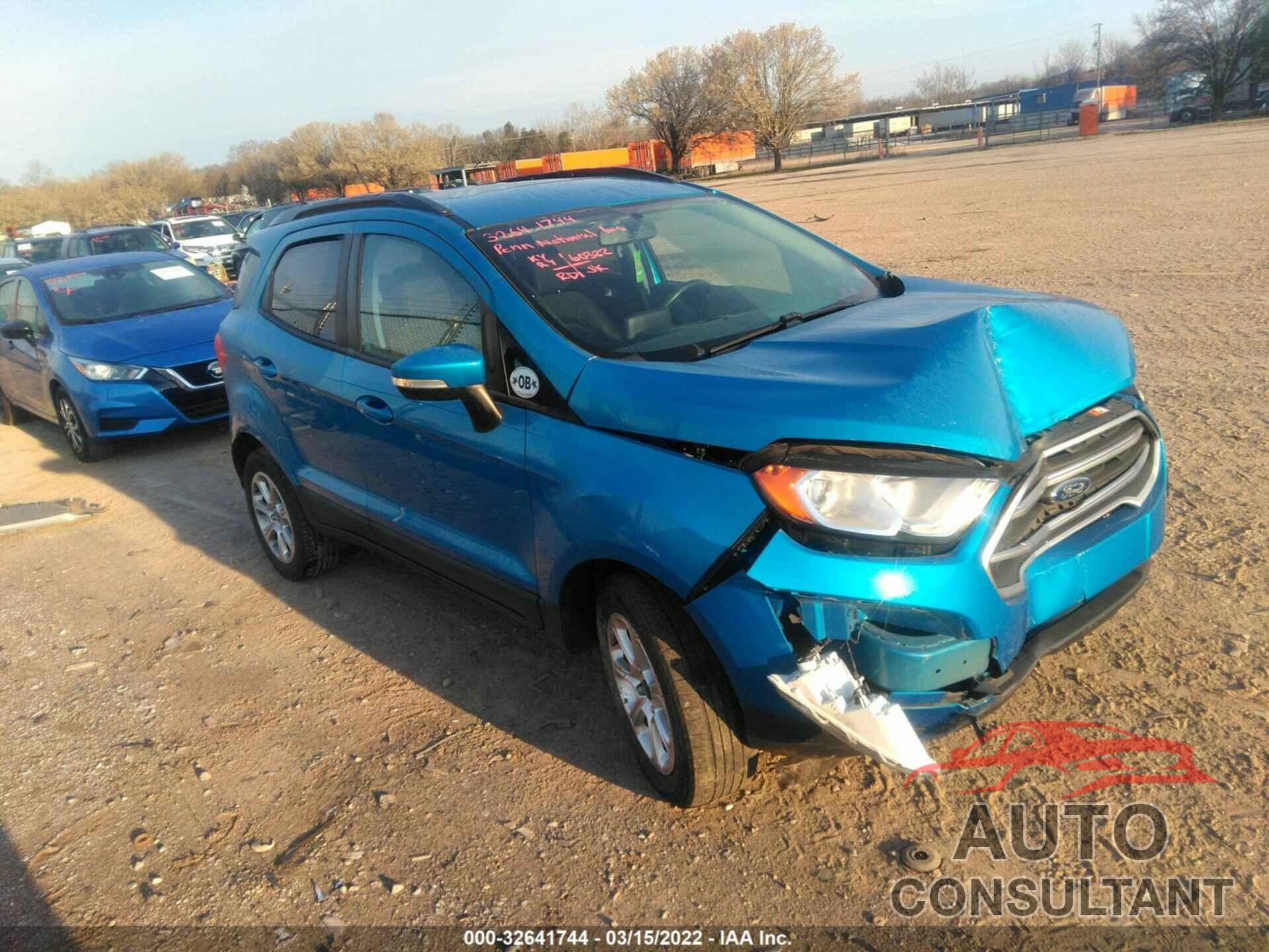 FORD ECOSPORT 2018 - MAJ3P1TE6JC159116