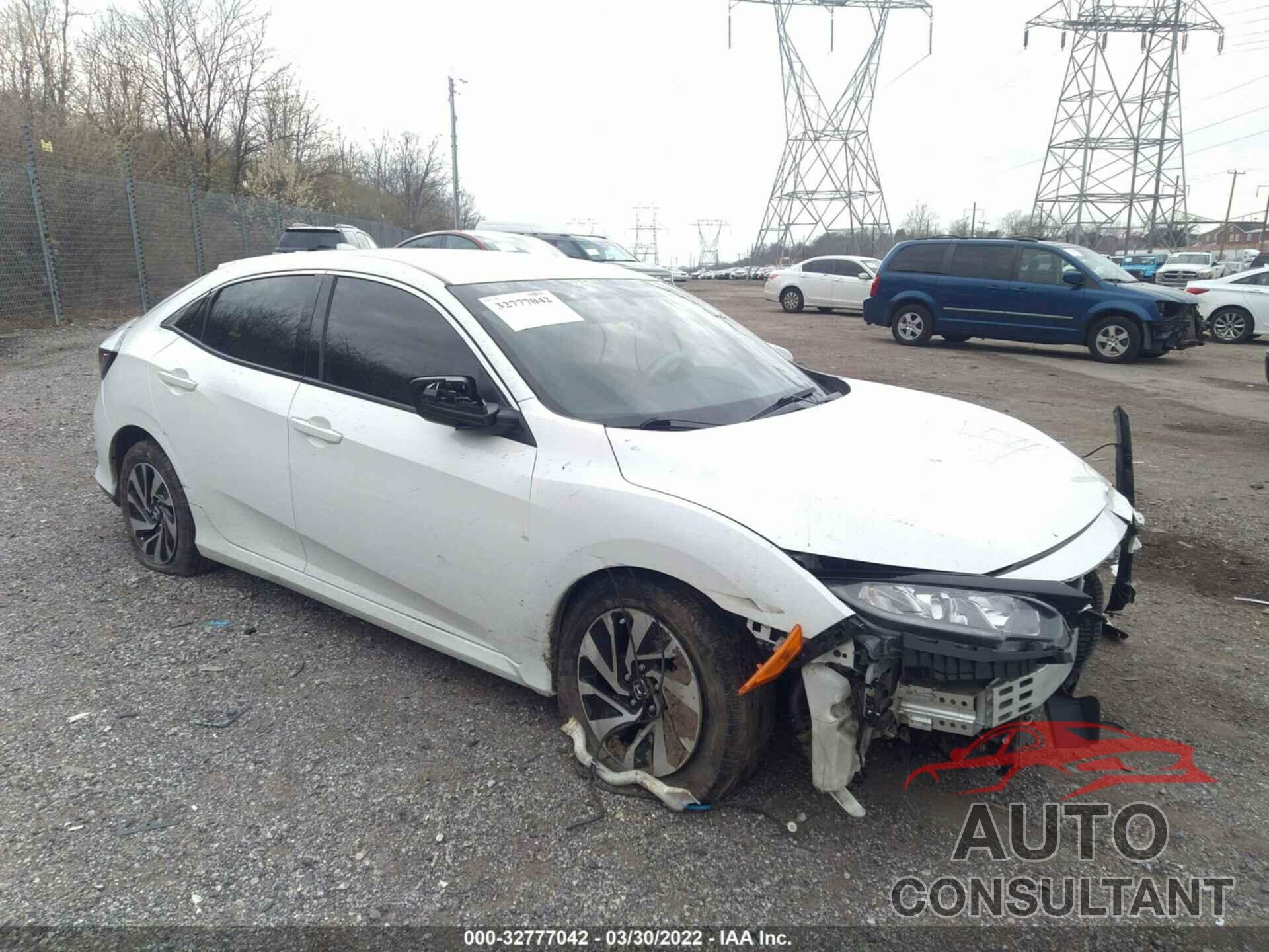 HONDA CIVIC HATCHBACK 2017 - SHHFK7H27HU418439
