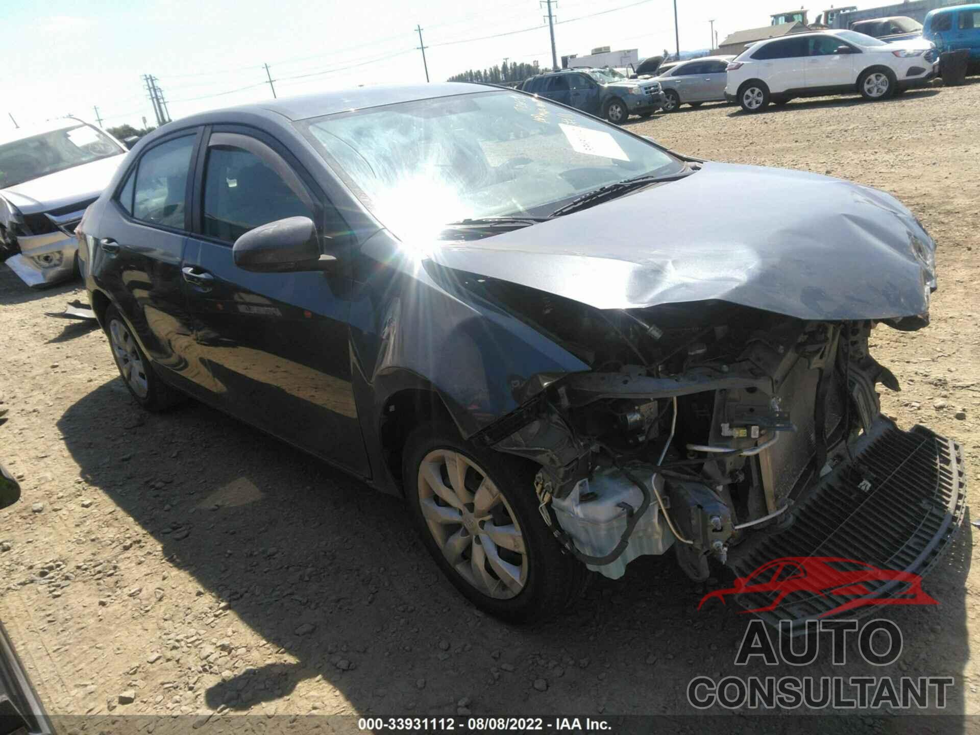 TOYOTA COROLLA 2016 - 2T1BURHE0GC575457
