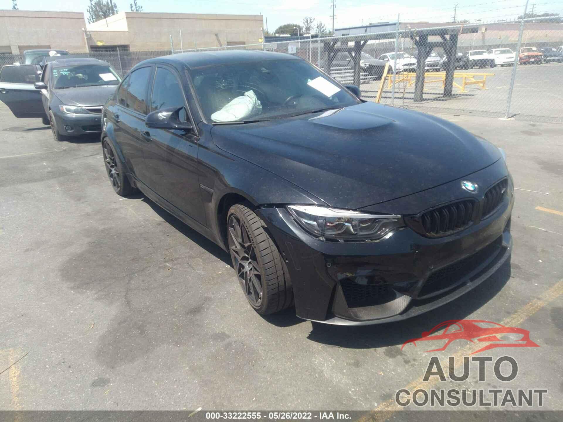 BMW M3 2018 - WBS8M9C53J5J78405