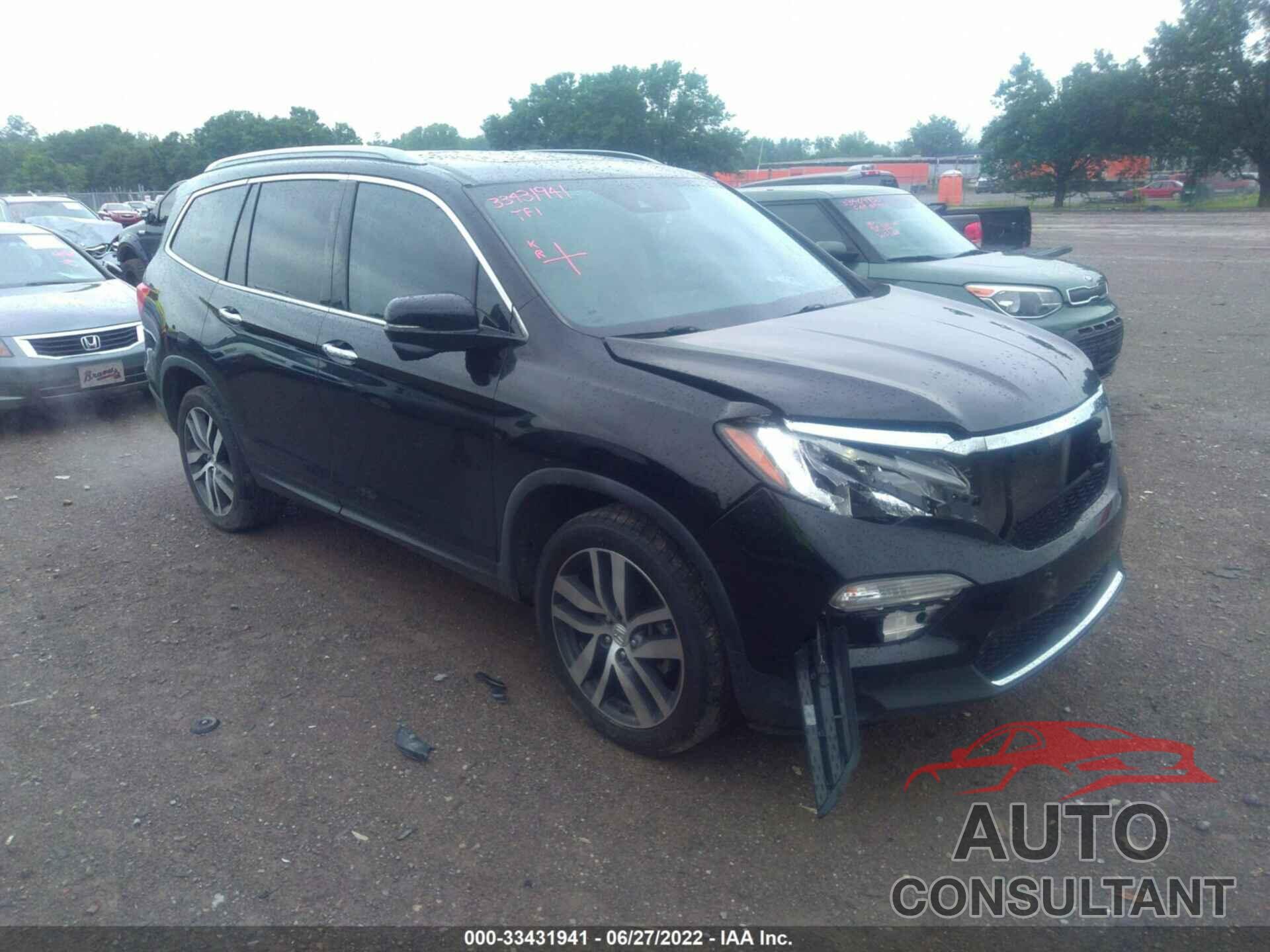 HONDA PILOT 2017 - 5FNYF6H92HB091826