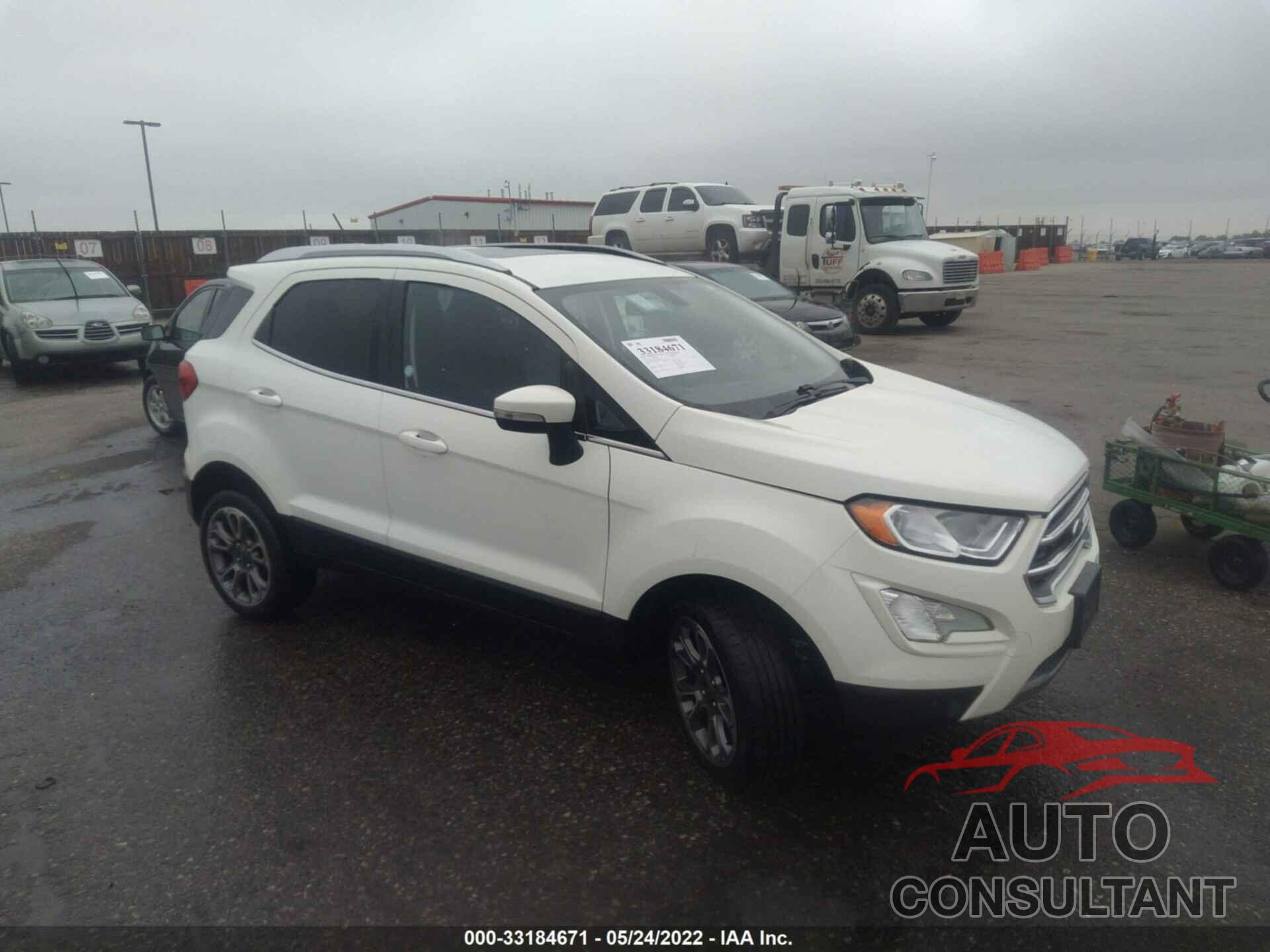 FORD ECOSPORT 2020 - MAJ6S3KL8LC359974