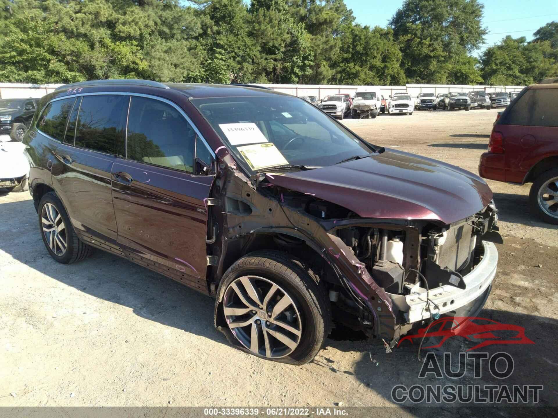HONDA PILOT 2016 - 5FNYF6H09GB102286