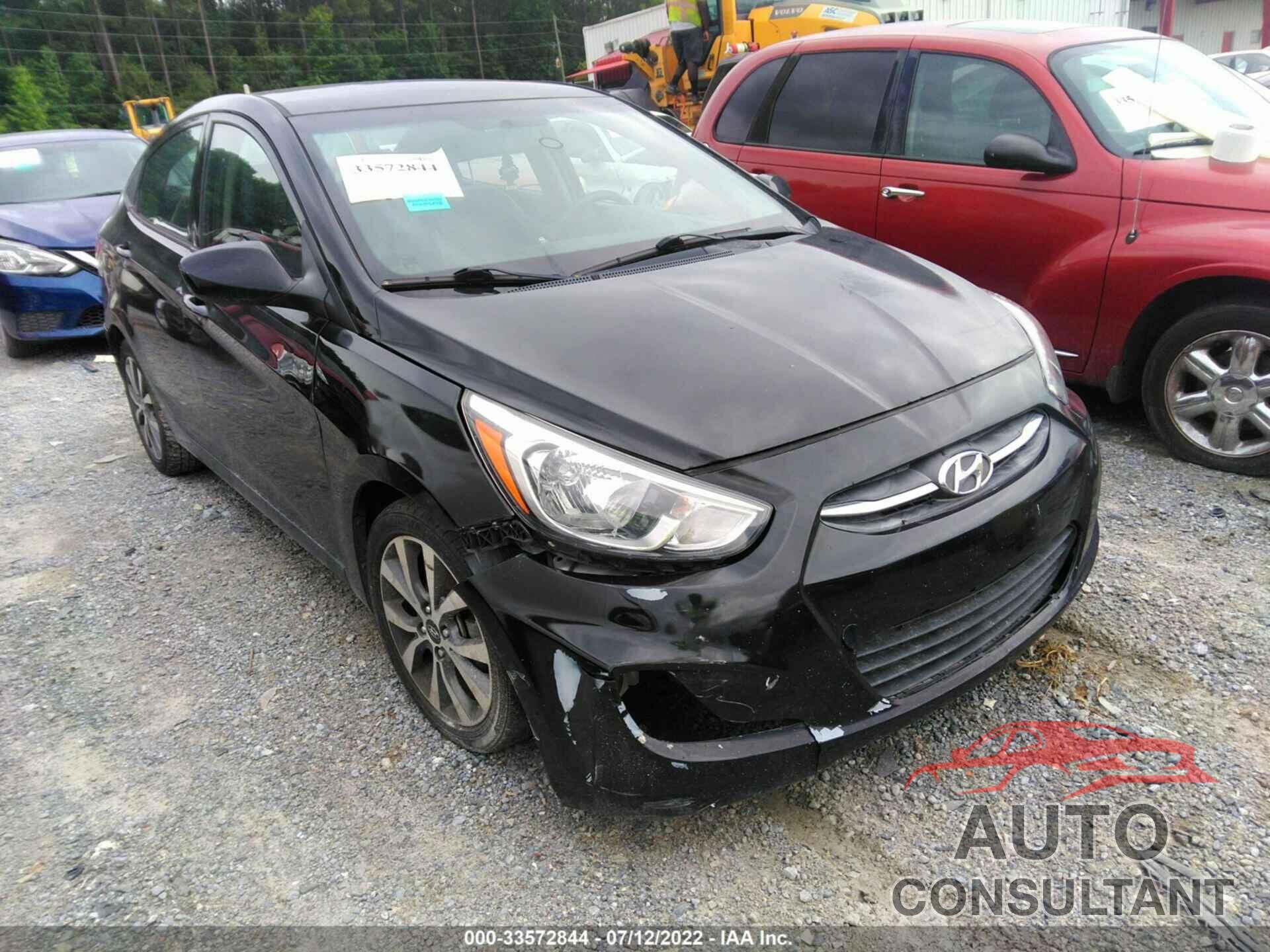 HYUNDAI ACCENT 2017 - KMHCT4AE5HU353453