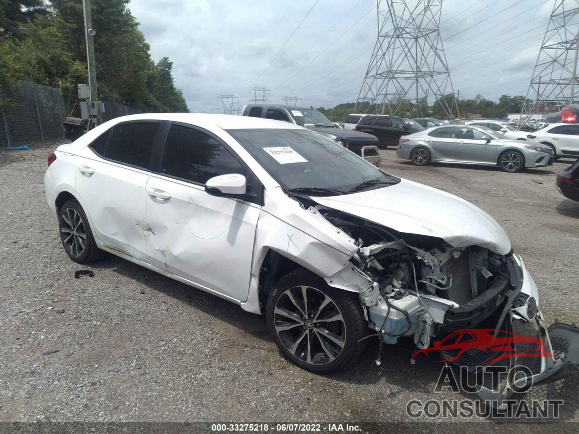 TOYOTA COROLLA 2017 - 2T1BURHE3HC767652